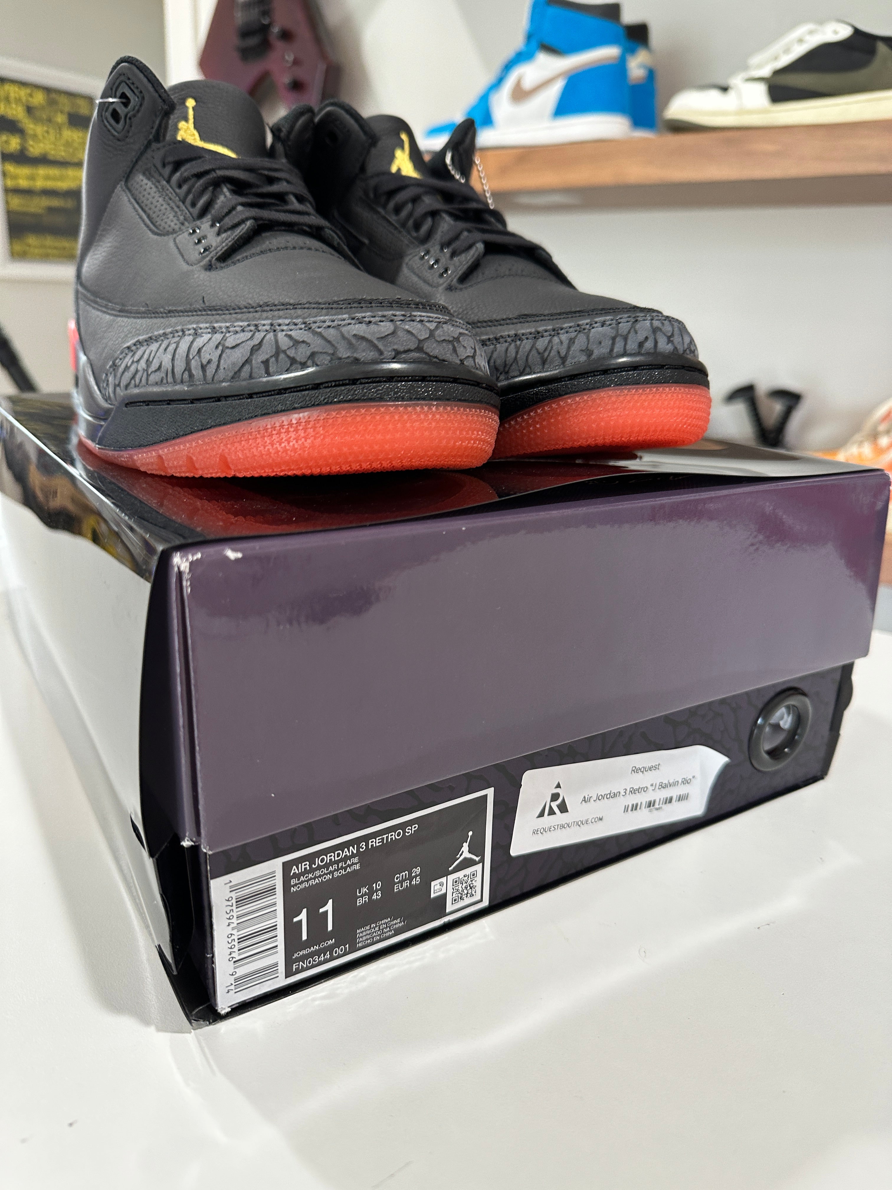 Jordan 3 Retro J Balvin Rio Sz 11