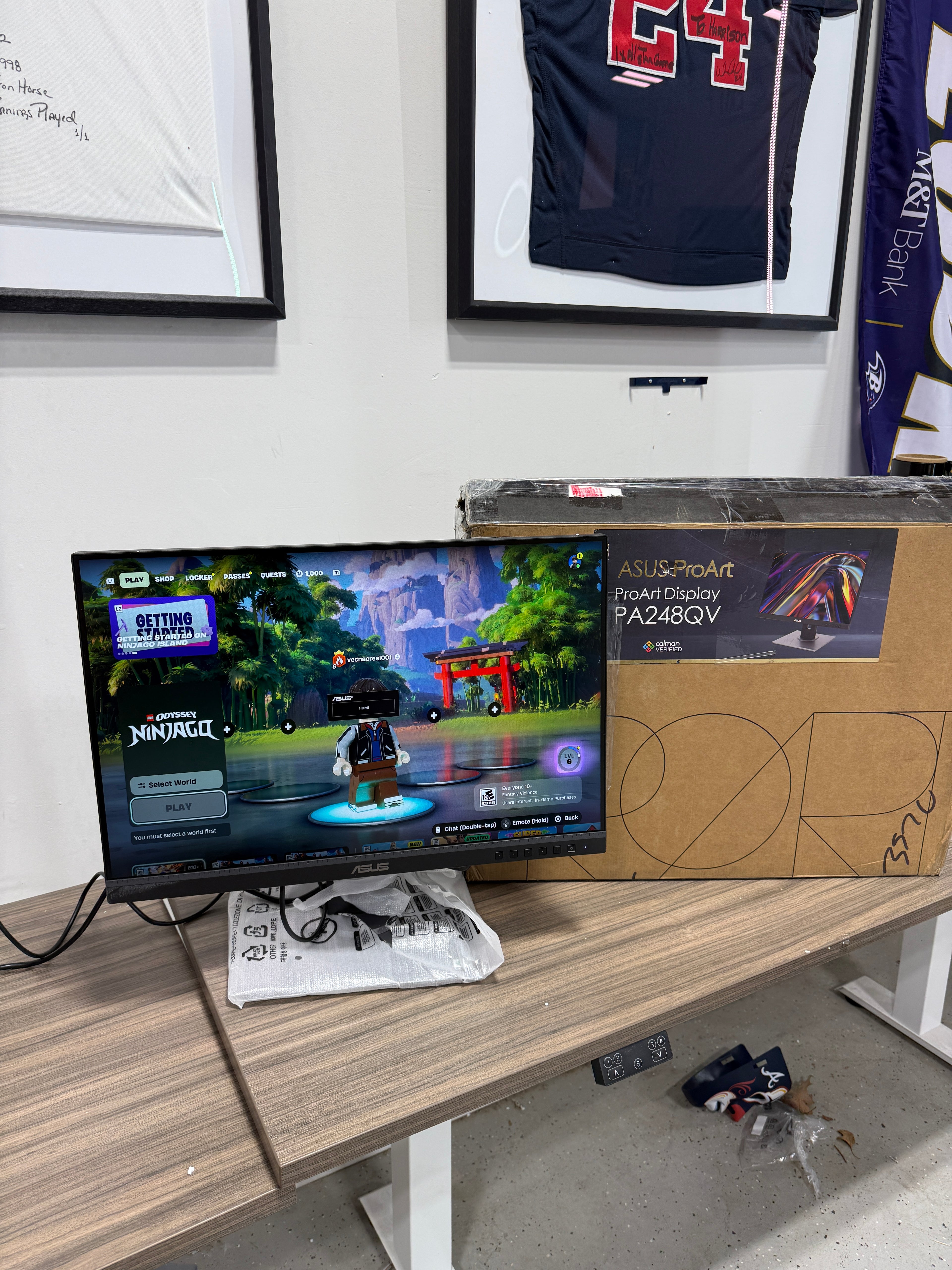ASUS ProArt Display PA248QV 24" WUXGA 1920 x 1200 16:10 Professional Monitor, 100% sRGB/Rec.709 Delta E < 2, IPS, DisplayPort HDMI D-Sub, Calman Verified, Eye Care, Anti-glare, Tilt Pivot Swivel Height Adjustable