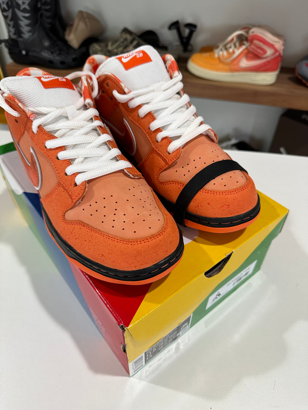 Nike SB Dunk Low Concepts Orange Lobster Sz 11.5