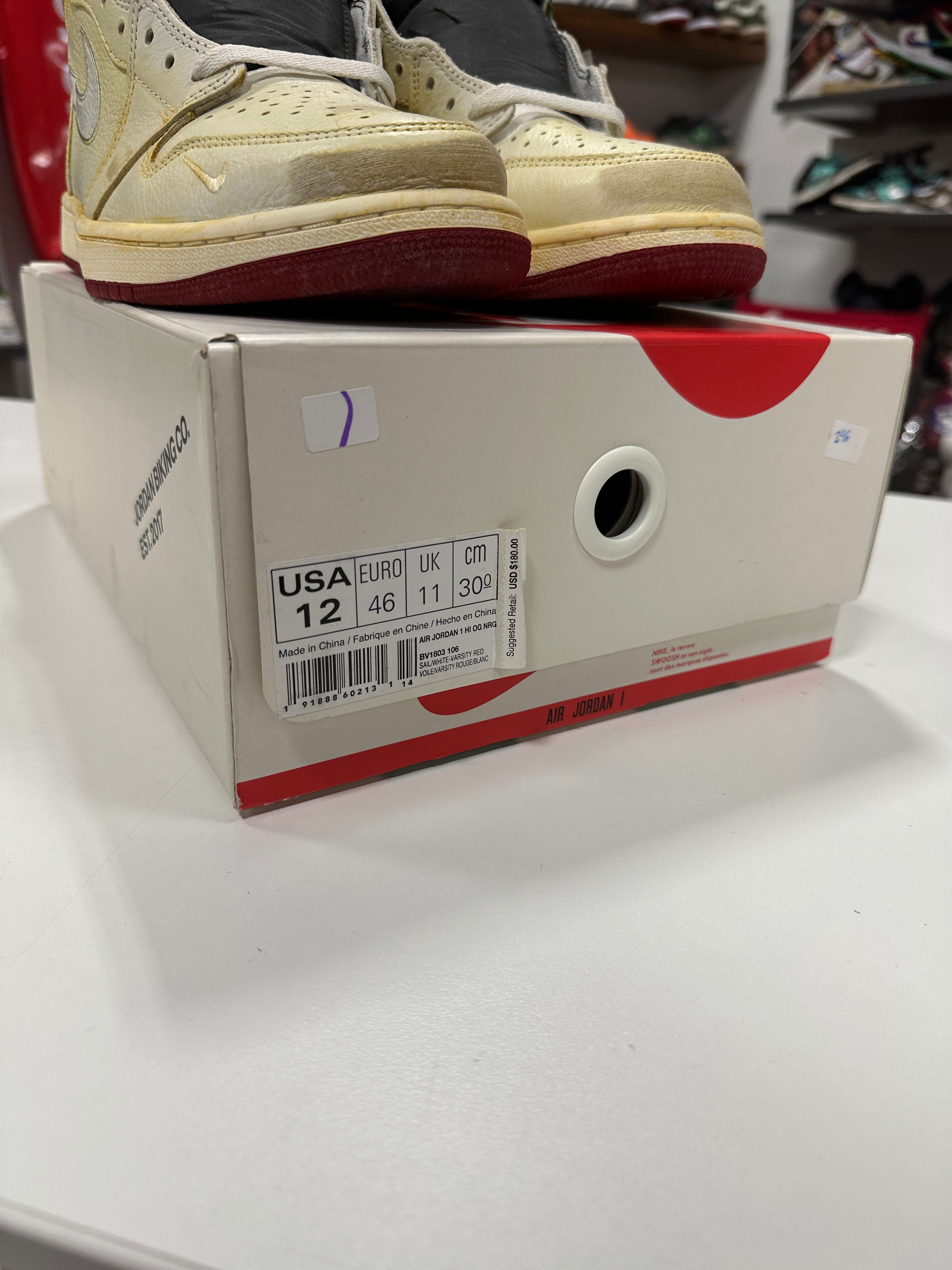 Jordan 1 Retro High Nigel Sylvester Sz 12