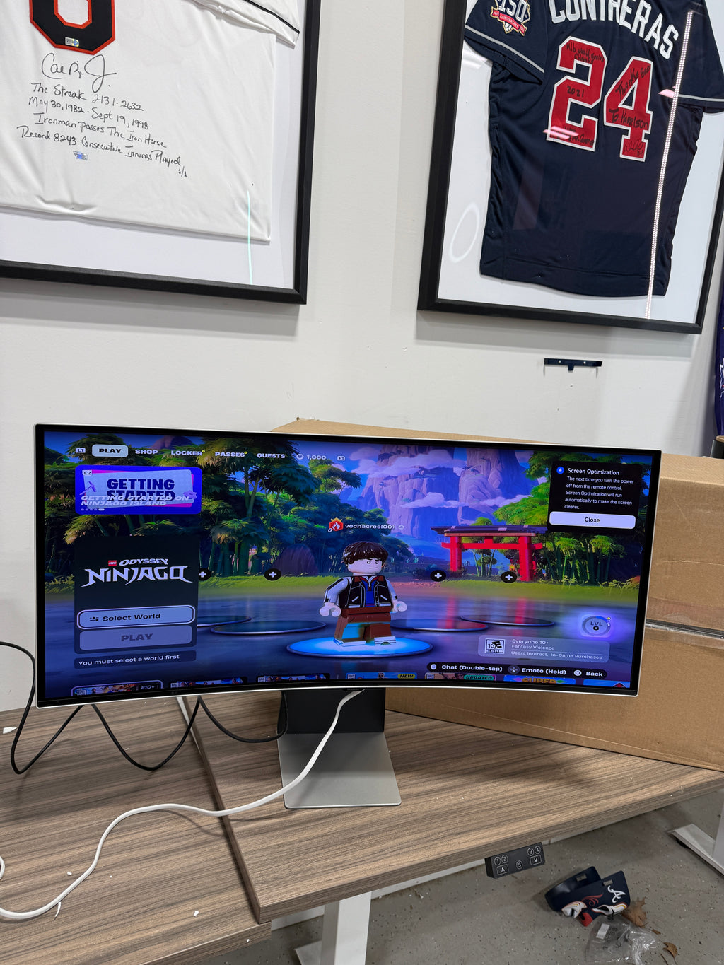 SAMSUNG 34" 175 Hz OLED UWQHD Gaming Monitors FreeSync SMALL SCRATC