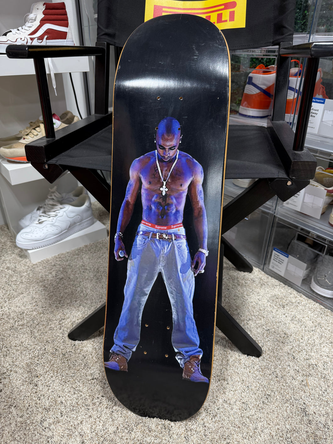 Supreme Tupac Hologram Skateboard Deck