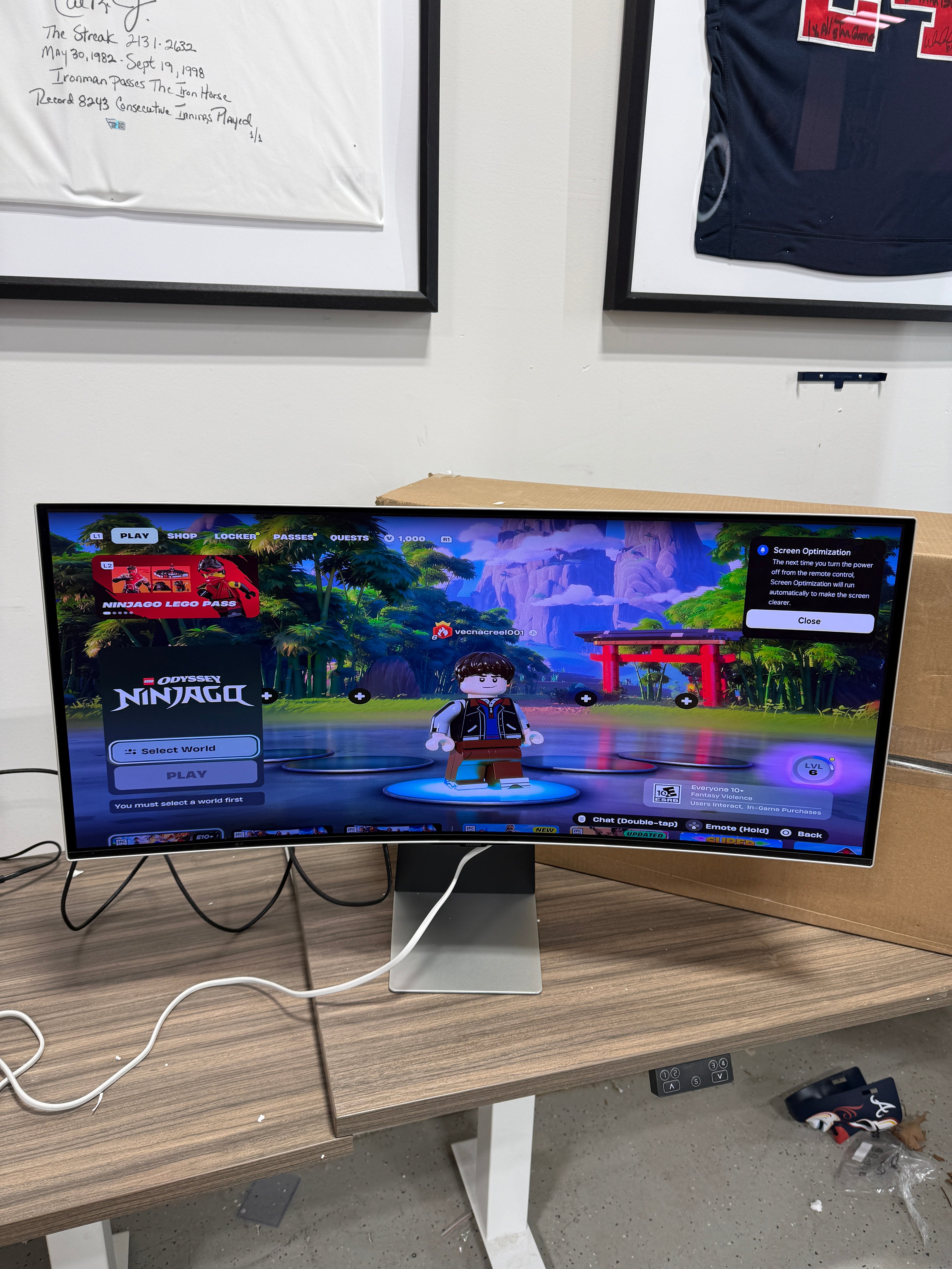 SAMSUNG 34" 175 Hz OLED UWQHD Gaming Monitors FreeSync SMALL SCRATC