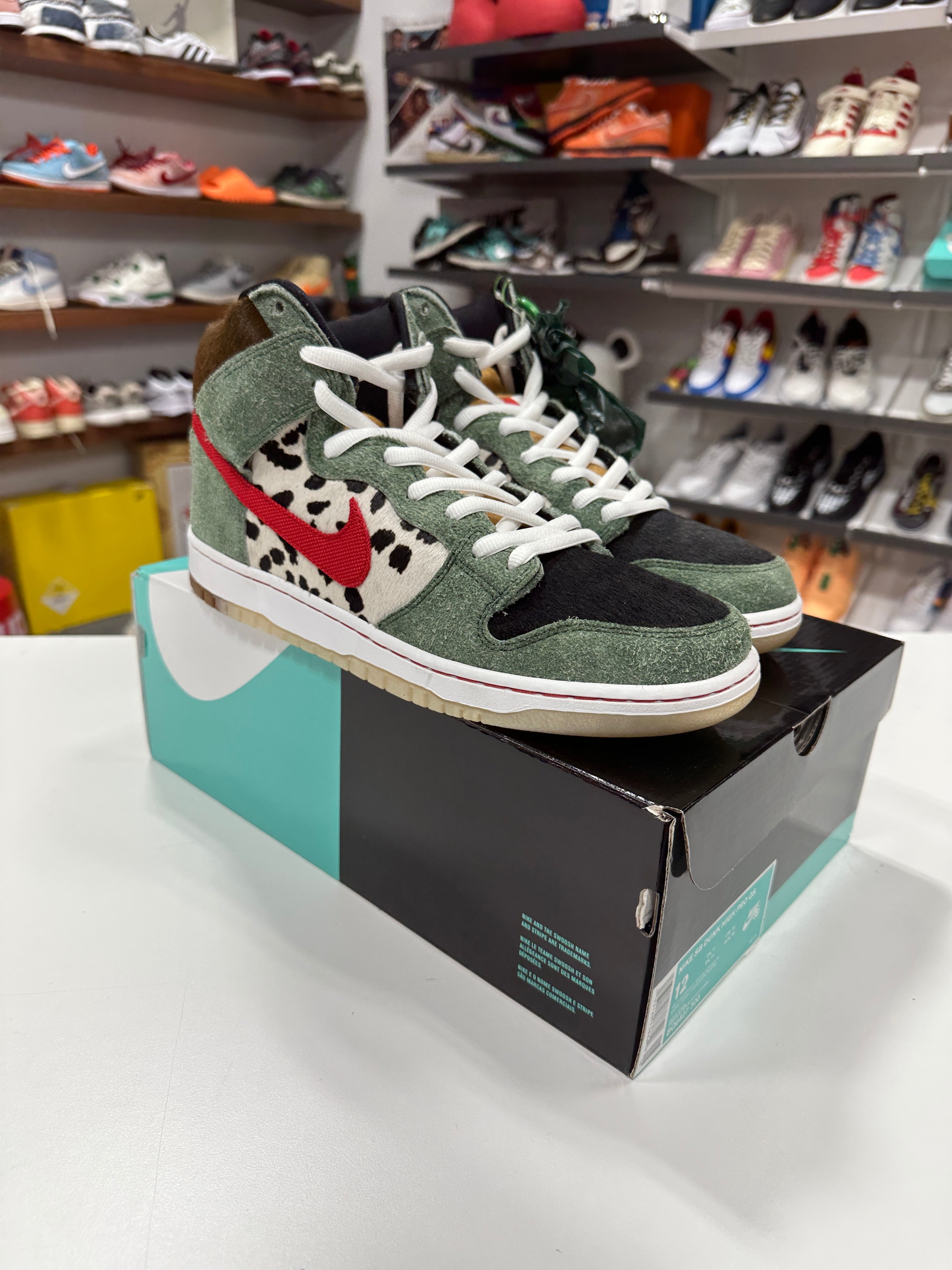 Nike SB Dunk High Dog Walker Sz 12