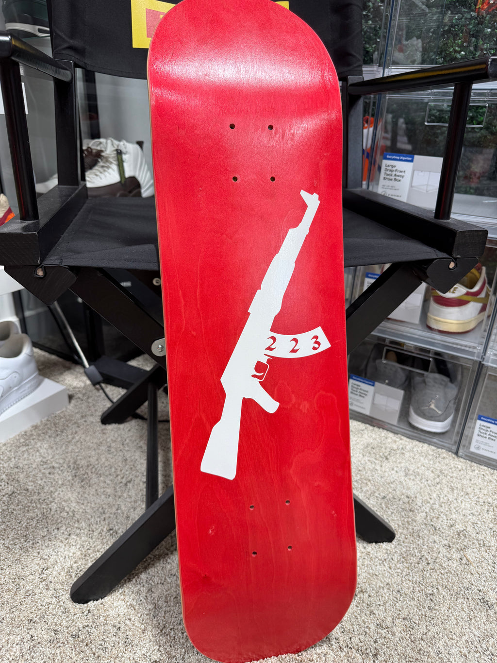 Custom Skateboard Deck Red