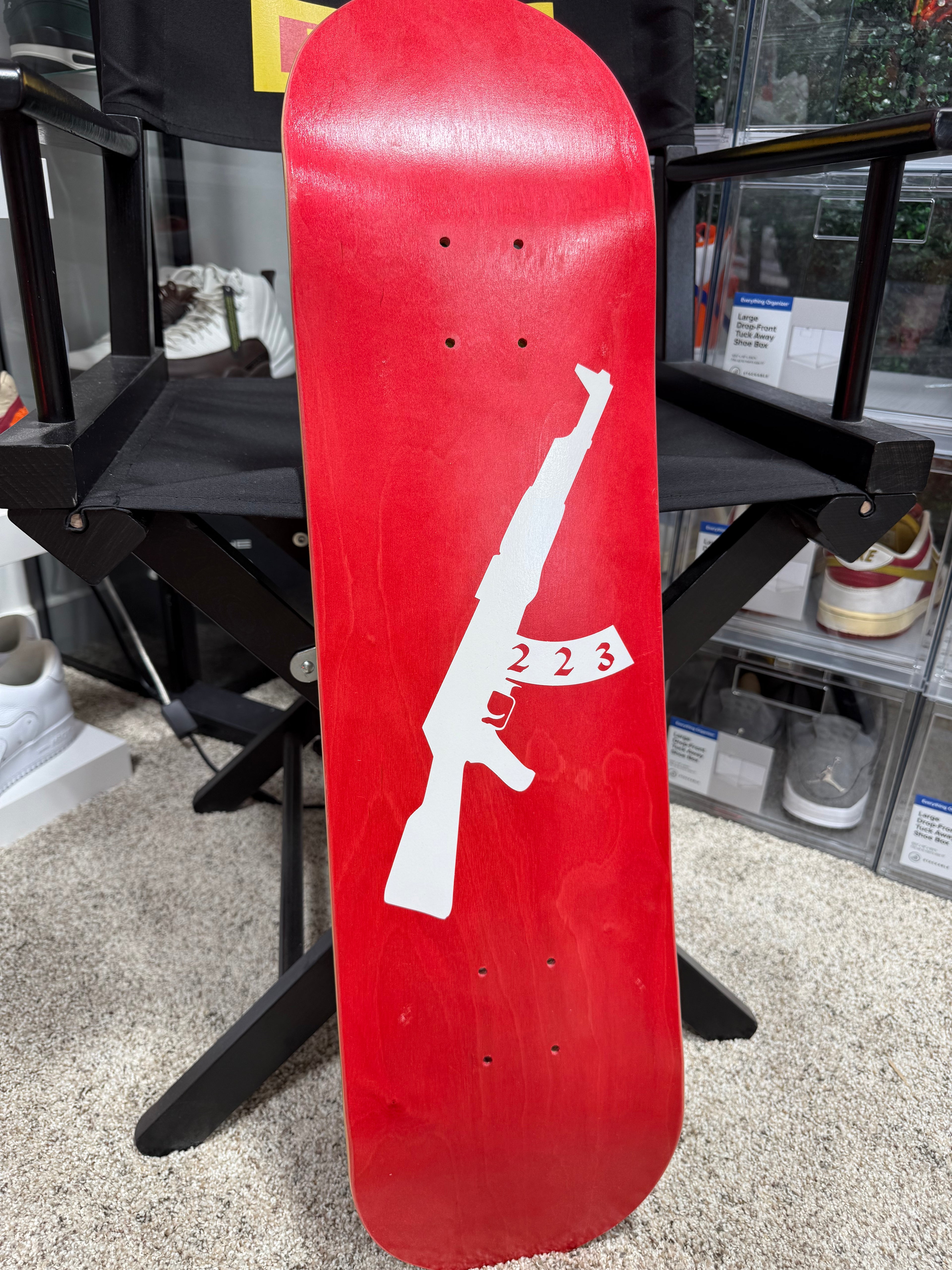 Custom Skateboard Deck Red