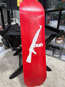 Custom Skateboard Deck Red