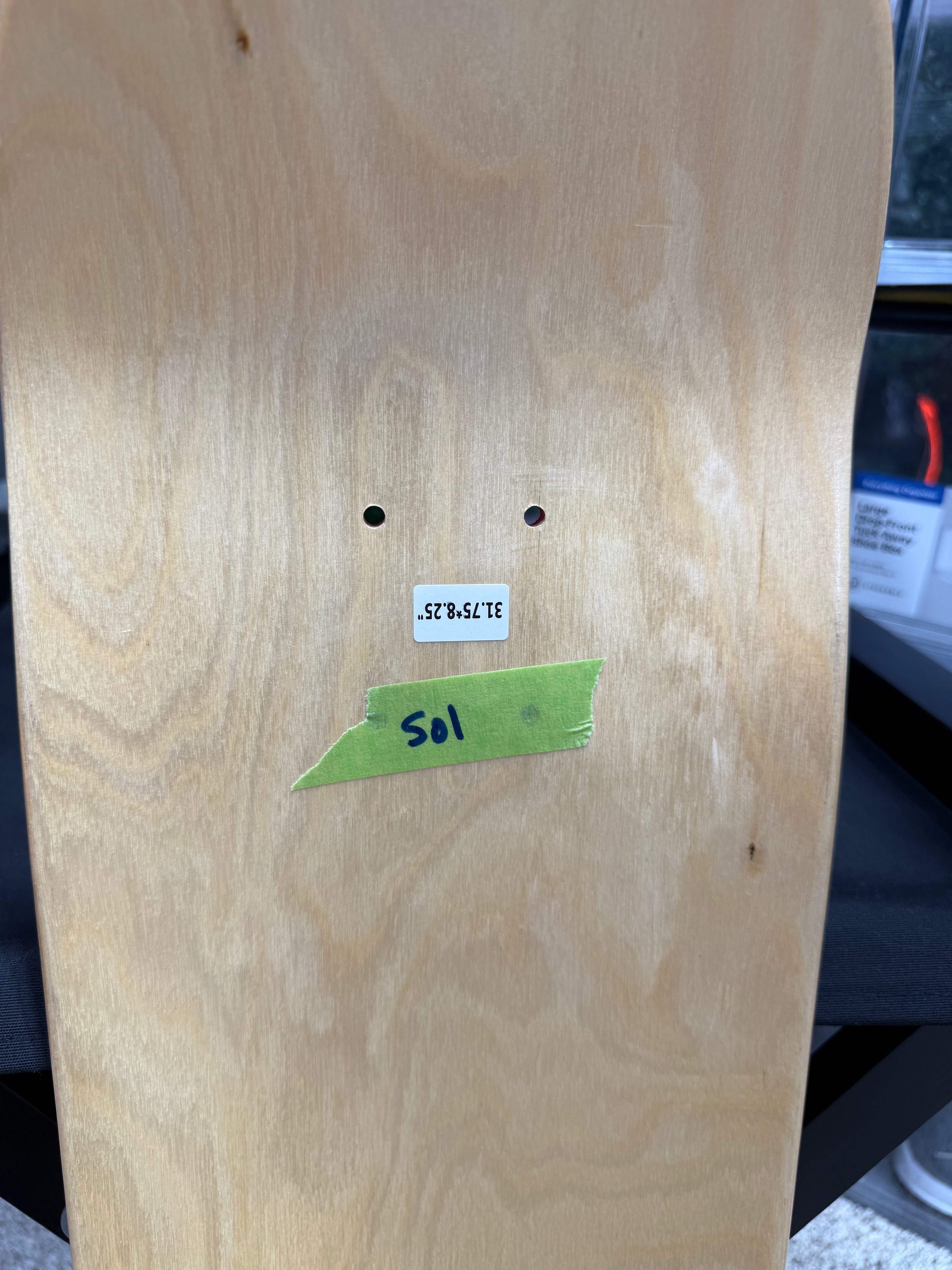 Custom Skateboard Deck Red