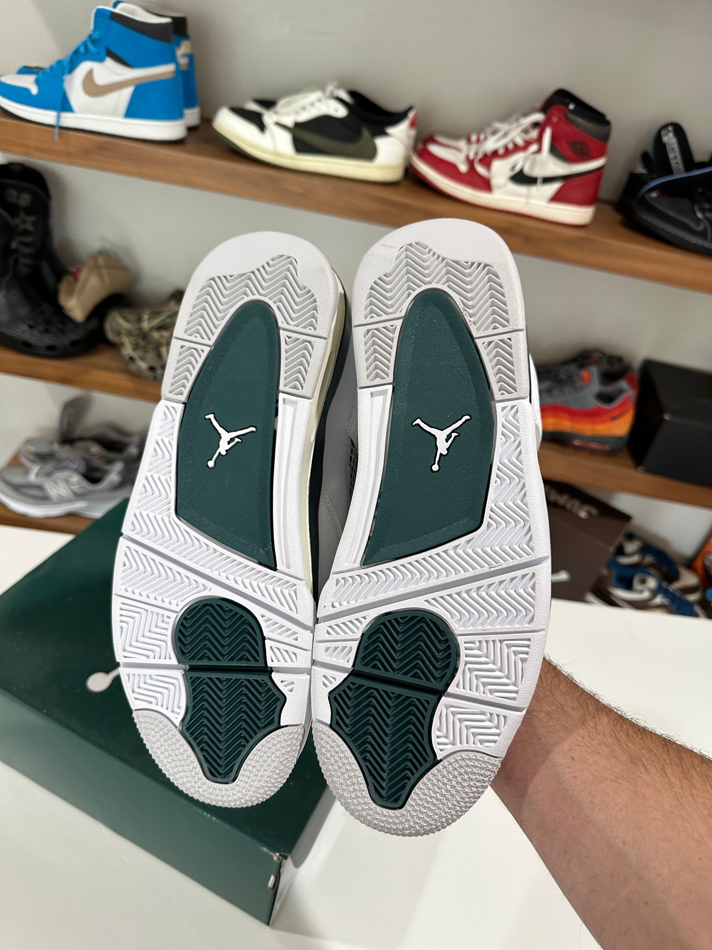 Jordan 4 Retro Oxidized Green Sz 11
