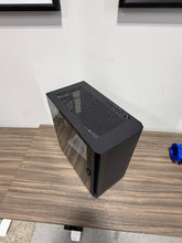 Load image into Gallery viewer, Montech AIR 100 ARGB MICRO-ATX Tower with Four ARGB Fans Pre Installed, Ultra-Minimalist Design, Fine Mesh Front Panel, High Airflow, Unique Side Swivel Tempered Glass, Dust Protection, Black
