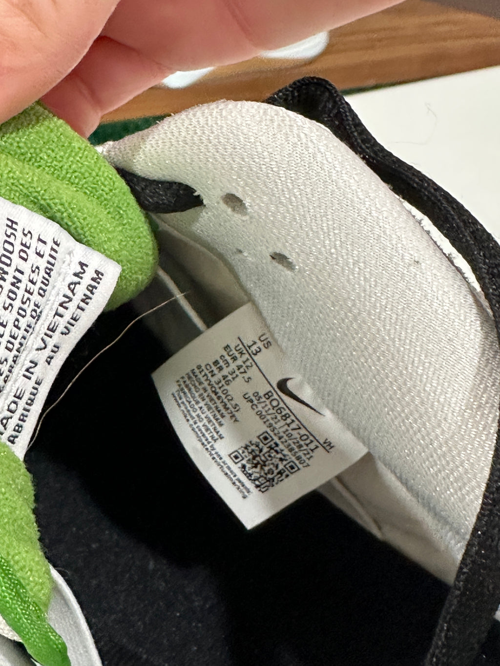 Nike SB Dunk Low Chlorophyll Sz 13 NO BOX