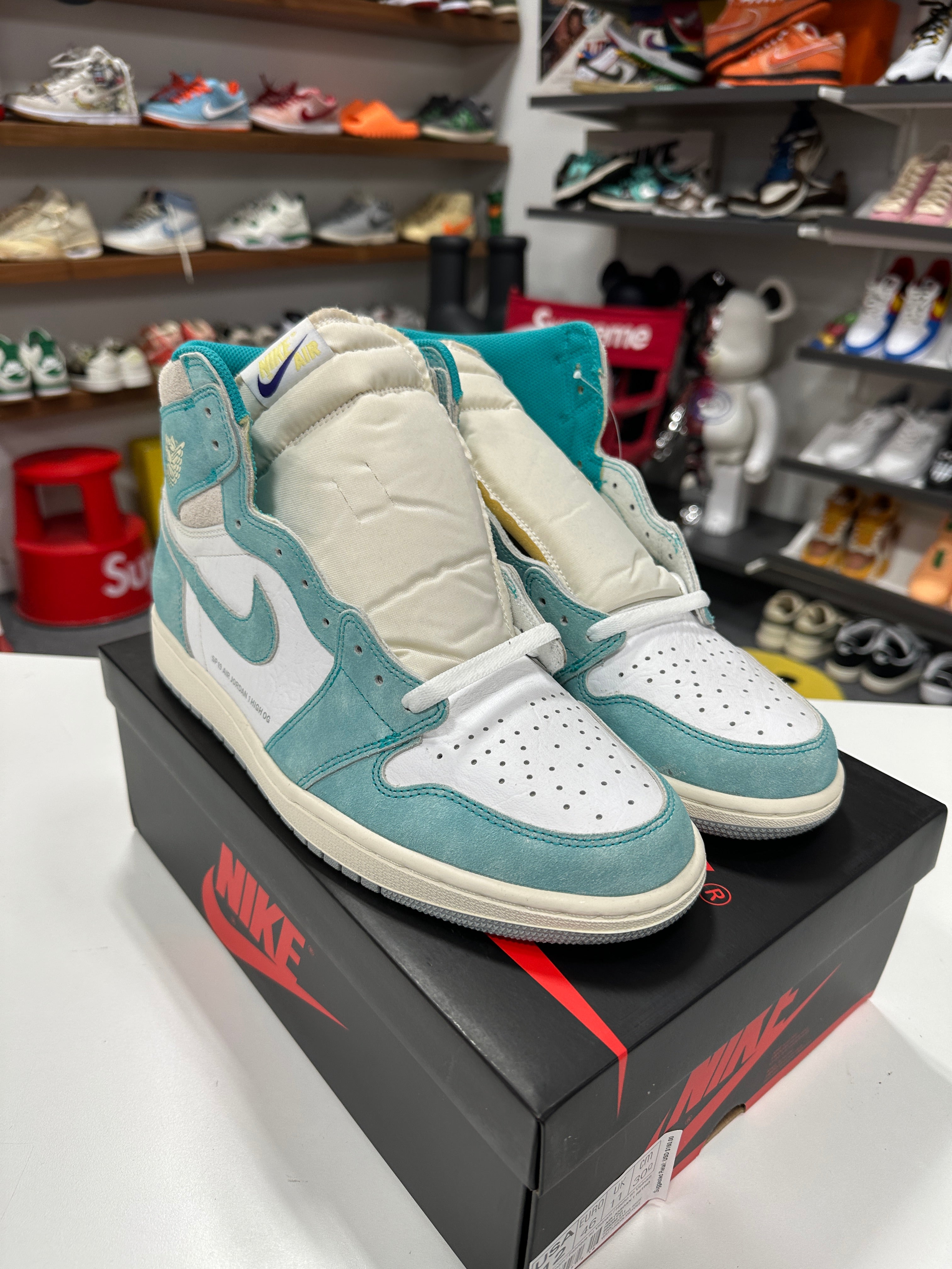 Jordan 1 Retro High Turbo Green Sz 12
