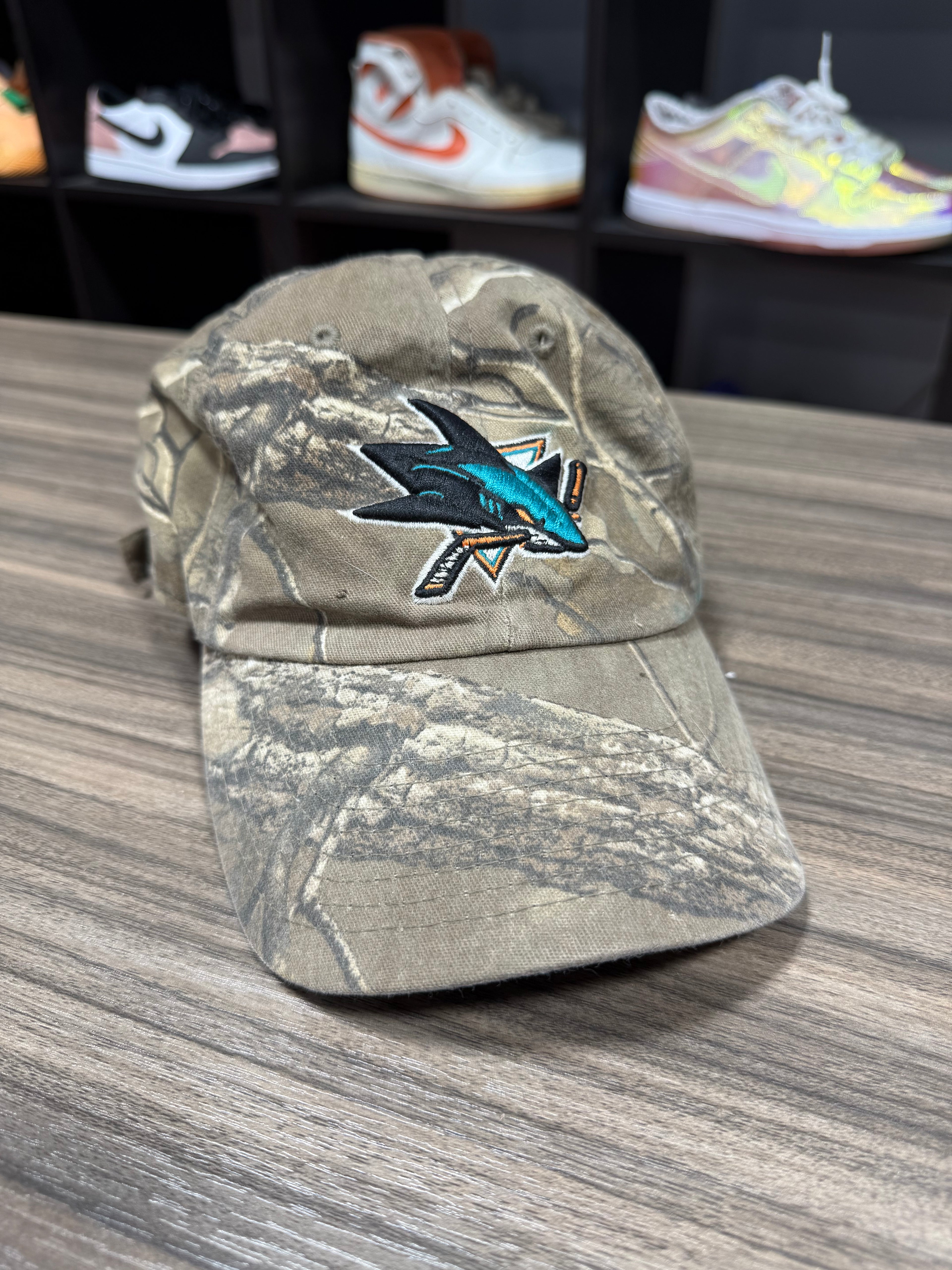 Vintage SanJose Sharks NHL Hat Camo