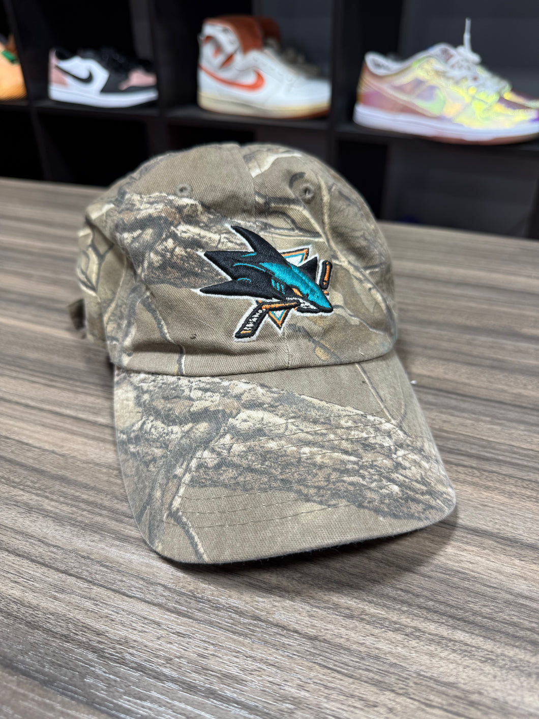 Vintage SanJose Sharks NHL Hat Camo