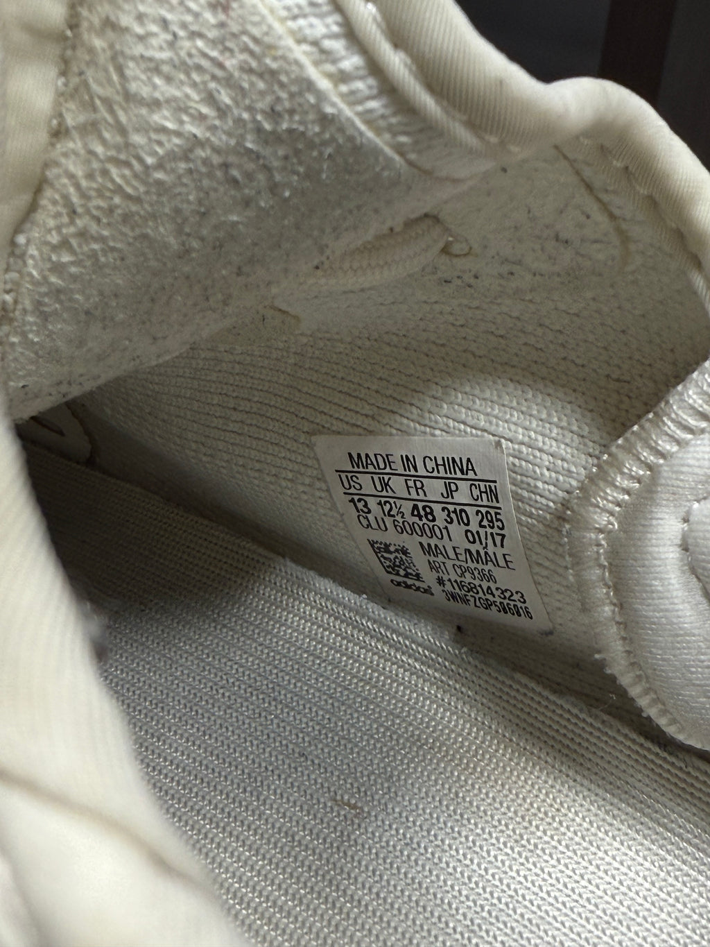 Yeezy 350 V2 Triple White Sz 13 No Box