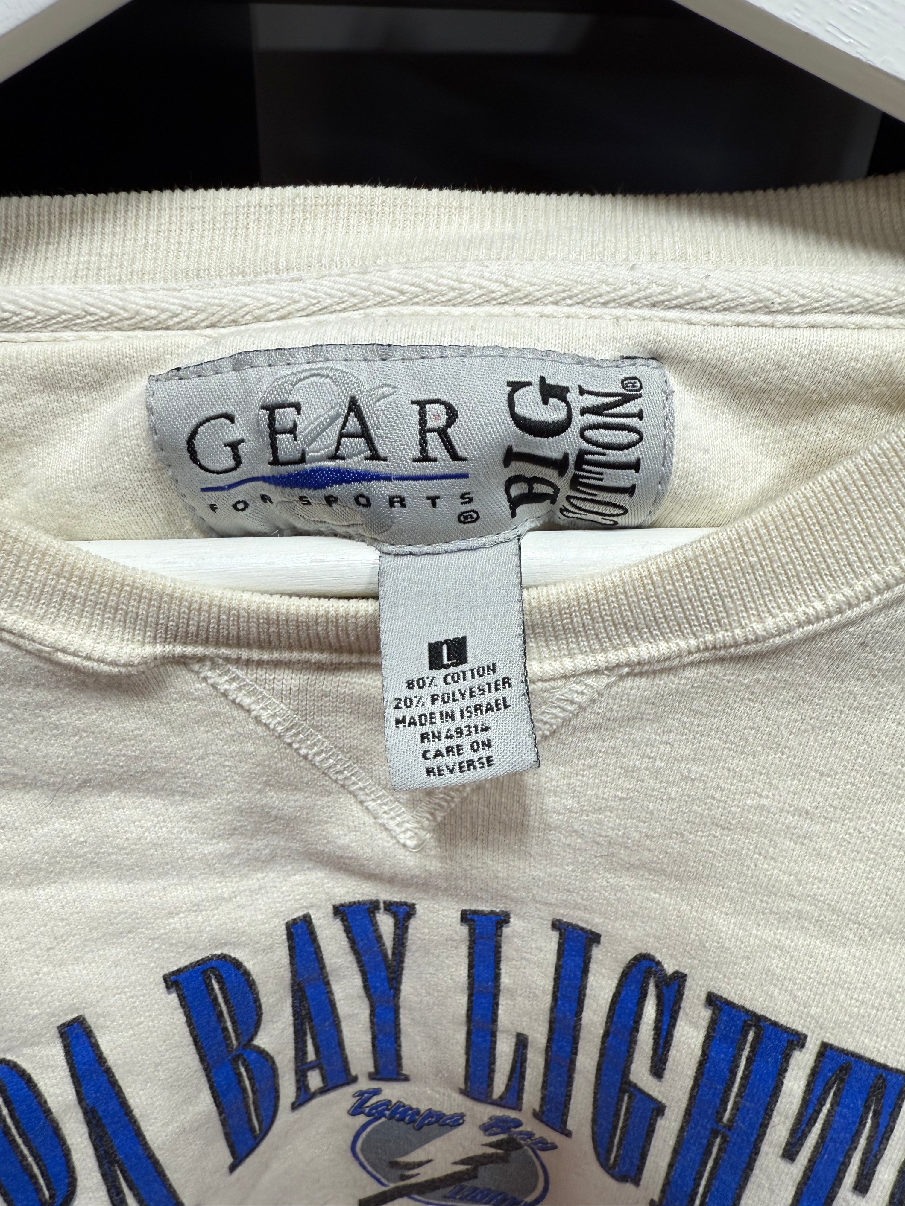 Vintage Tampa Bay Lightning Crew Neck Sz L