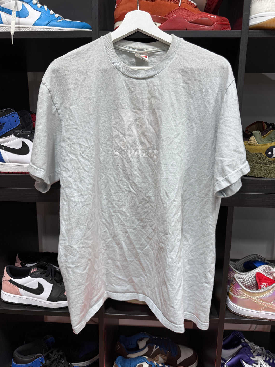 Supreme Kurt Cobain T-Shirt Pale Blue Sz L Read Description