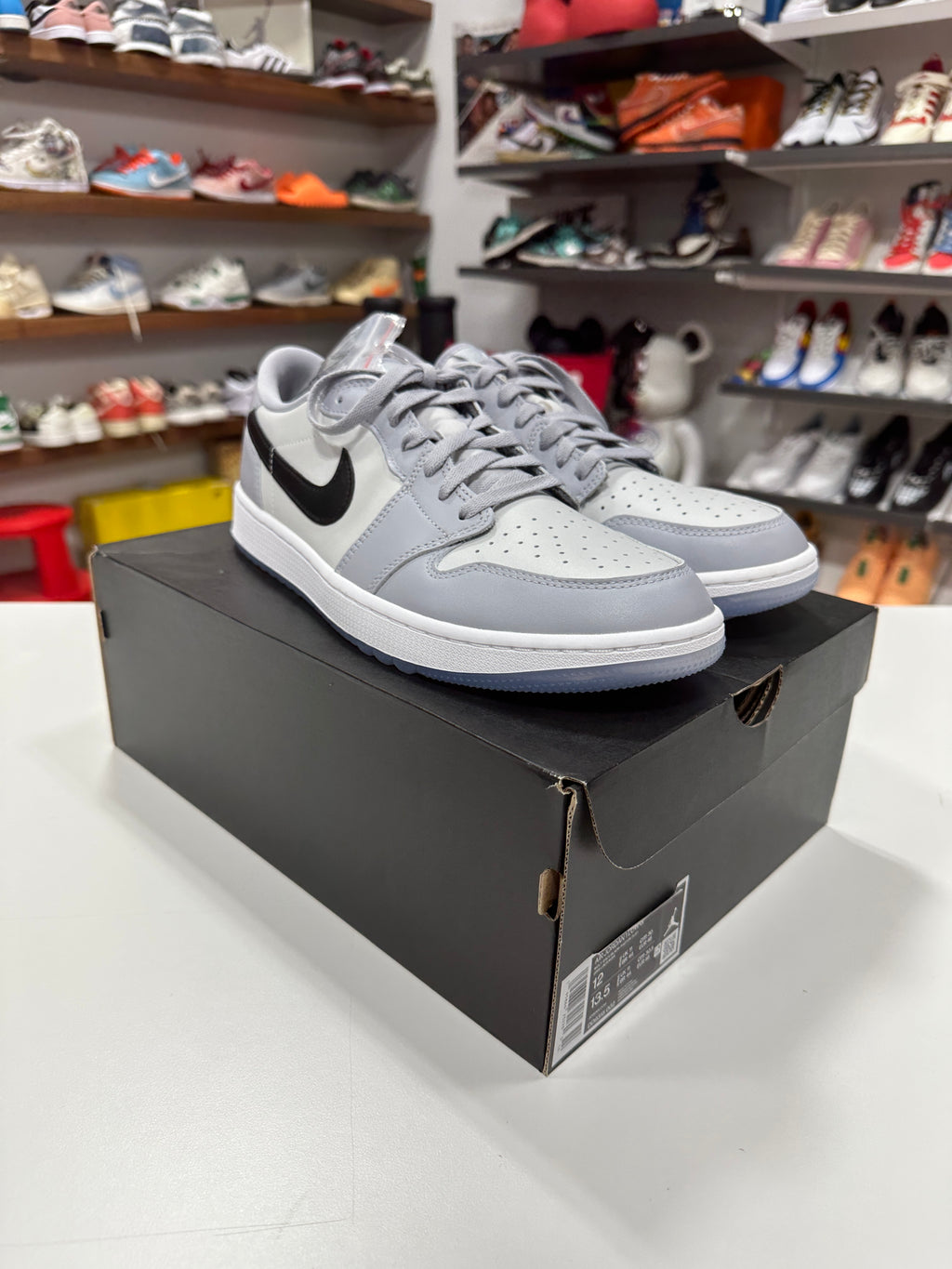 Jordan 1 Retro Low Golf Wolf Grey Sz 12