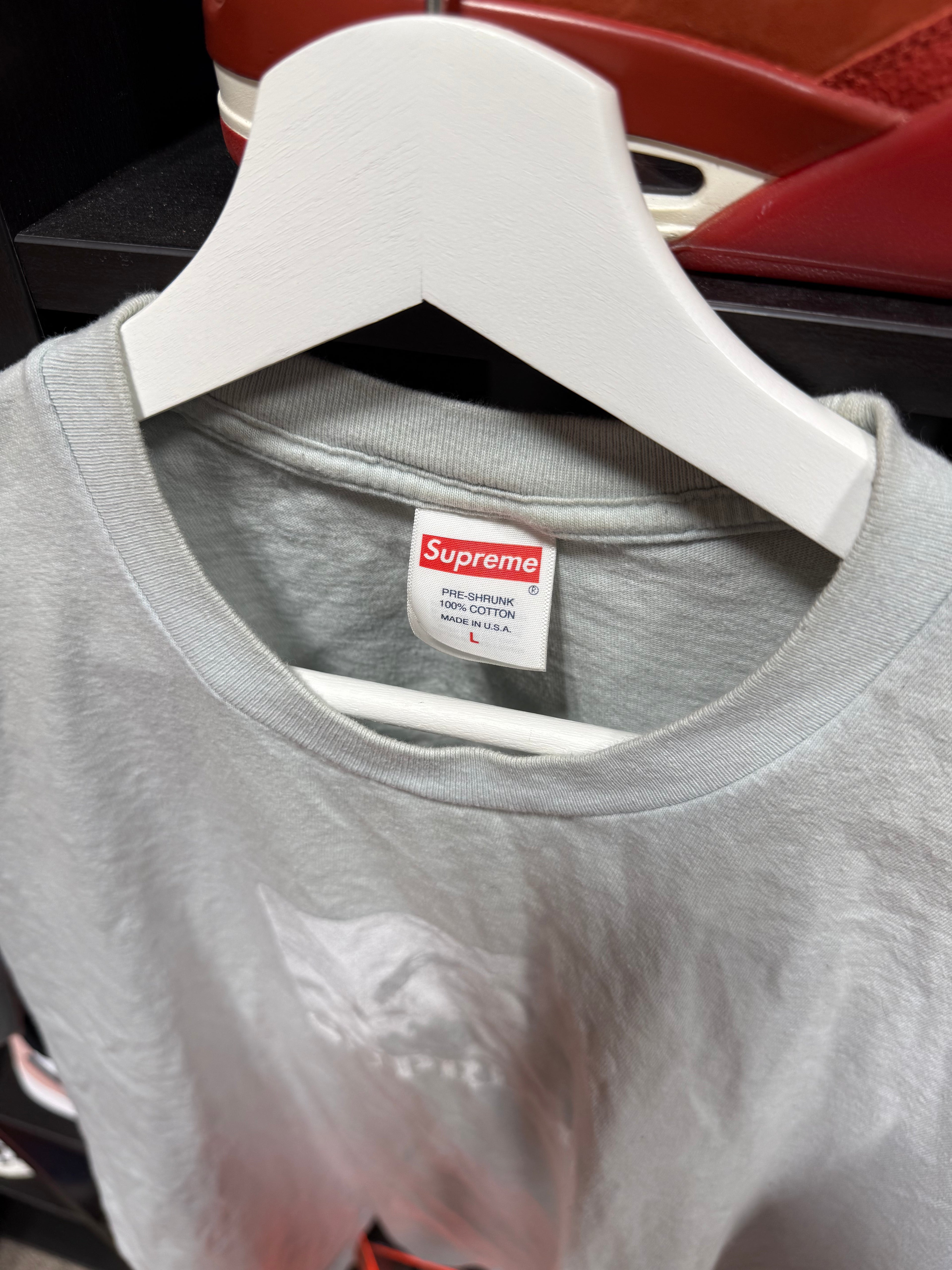 Supreme Kurt Cobain T-Shirt Pale Blue Sz L Read Description