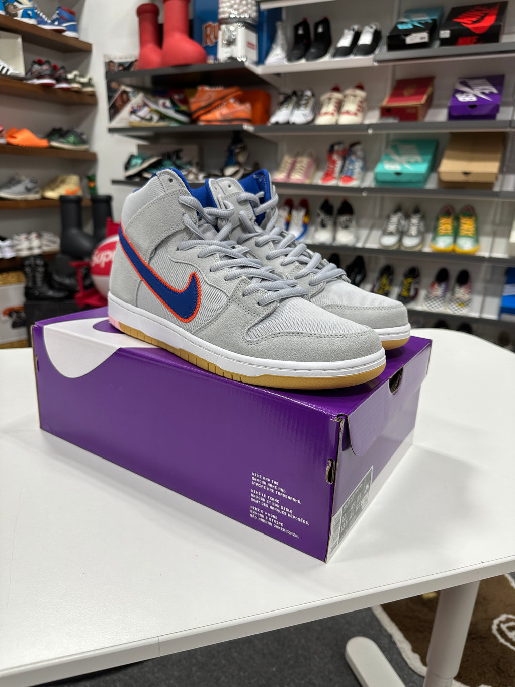 Nike SB Dunk High New York Mets Sz 12