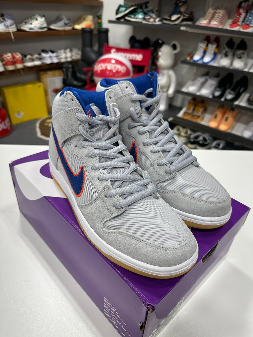 Nike SB Dunk High New York Mets Sz 12