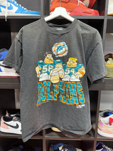 Vintage Miami Dolphins/Flintstones T-Shirt Sz XL