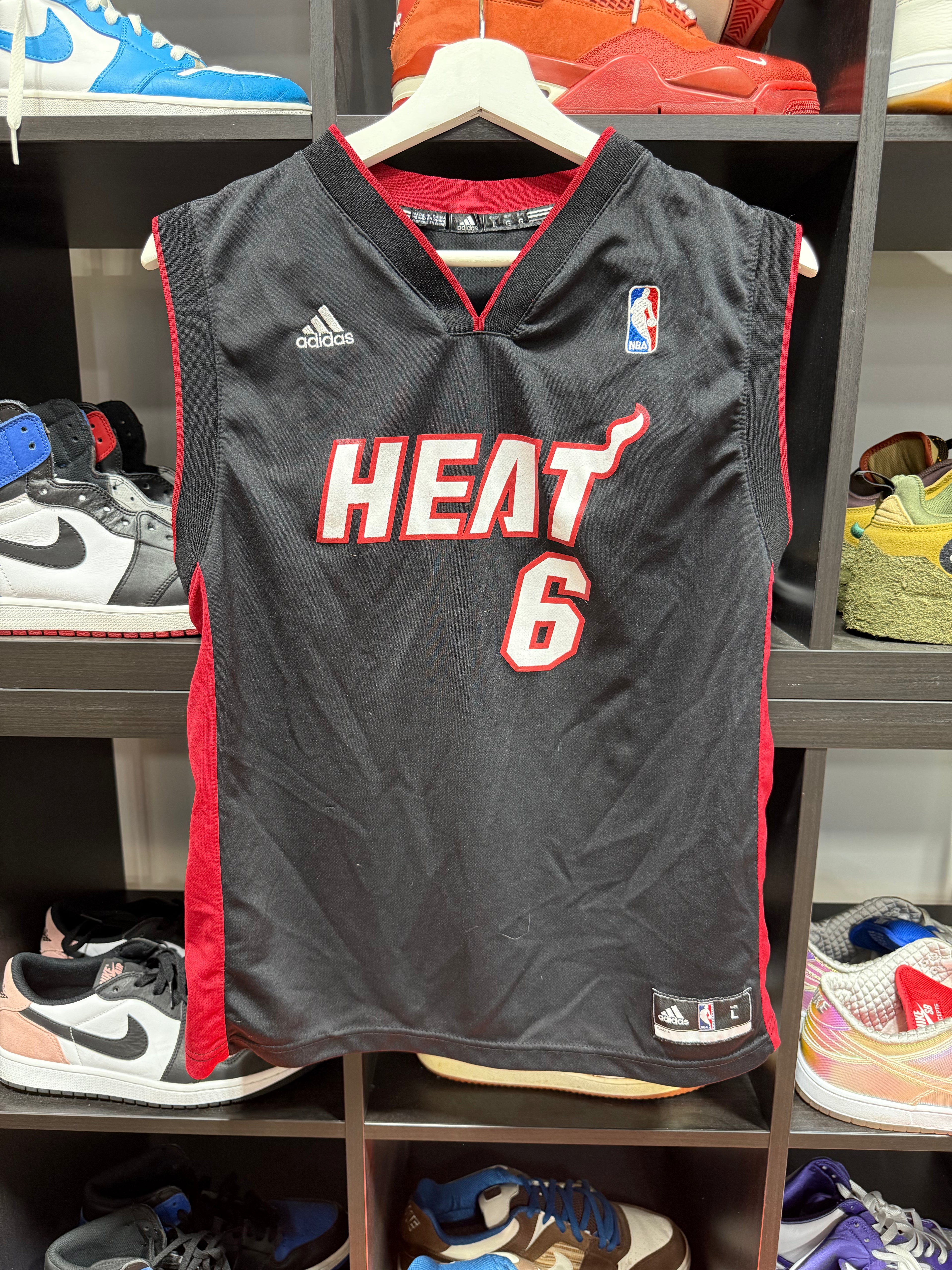 Vintage Lebron James Miami Heat Jersey Sz L