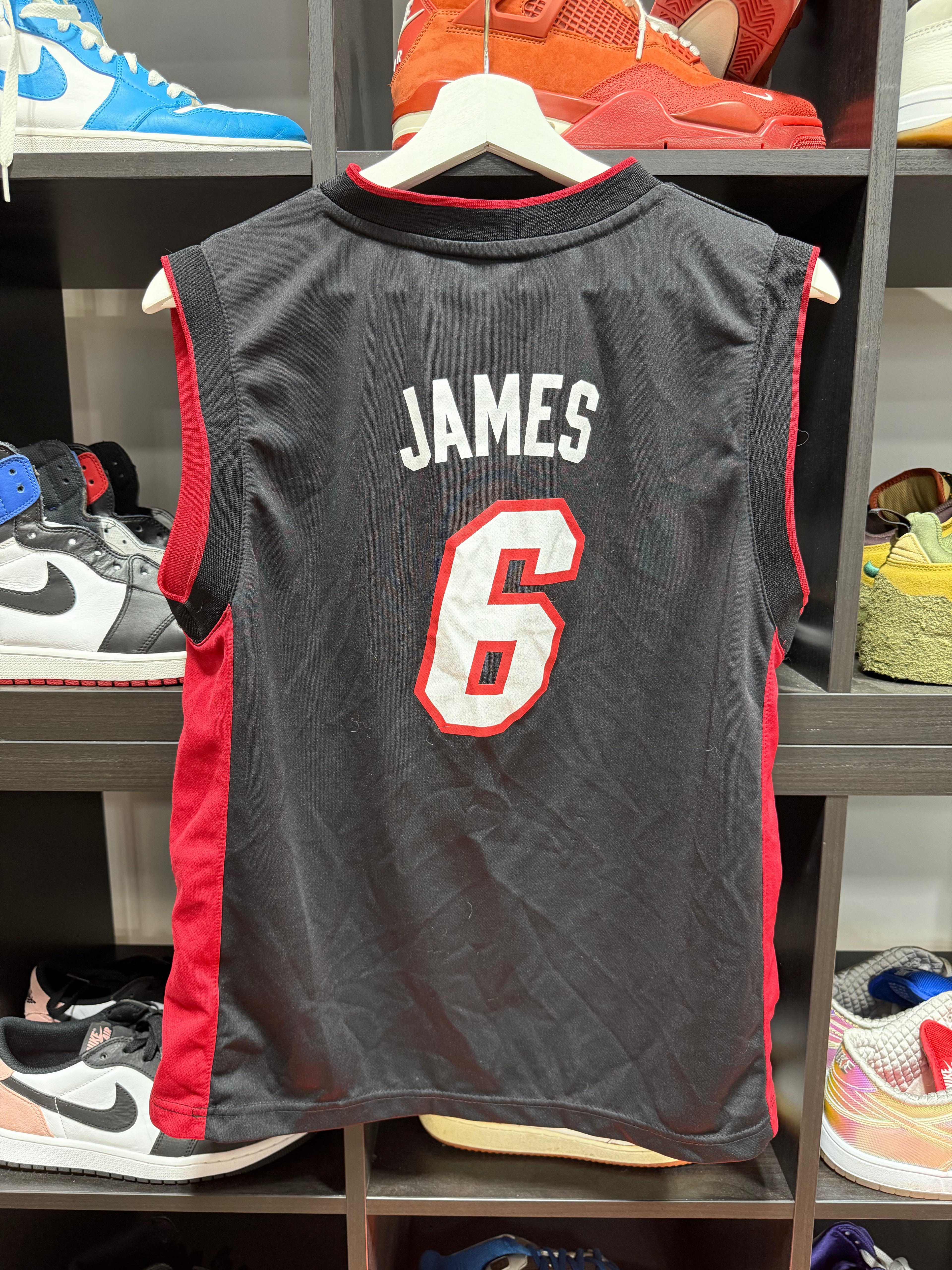 Vintage Lebron James Miami Heat Jersey Sz L