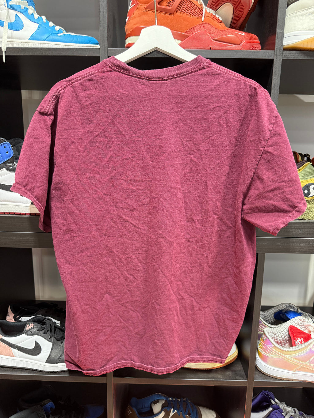 Thrasher T-Shirt Burgundy Sz L