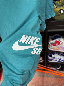 Vintage Nike SB T-Shirt Teal Sz M