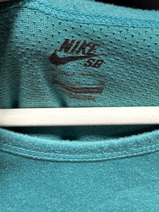 Vintage Nike SB T-Shirt Teal Sz M
