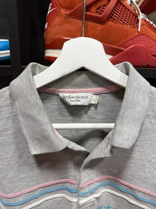 Yve Saint Laurent Collard Polo Shirt Sz L