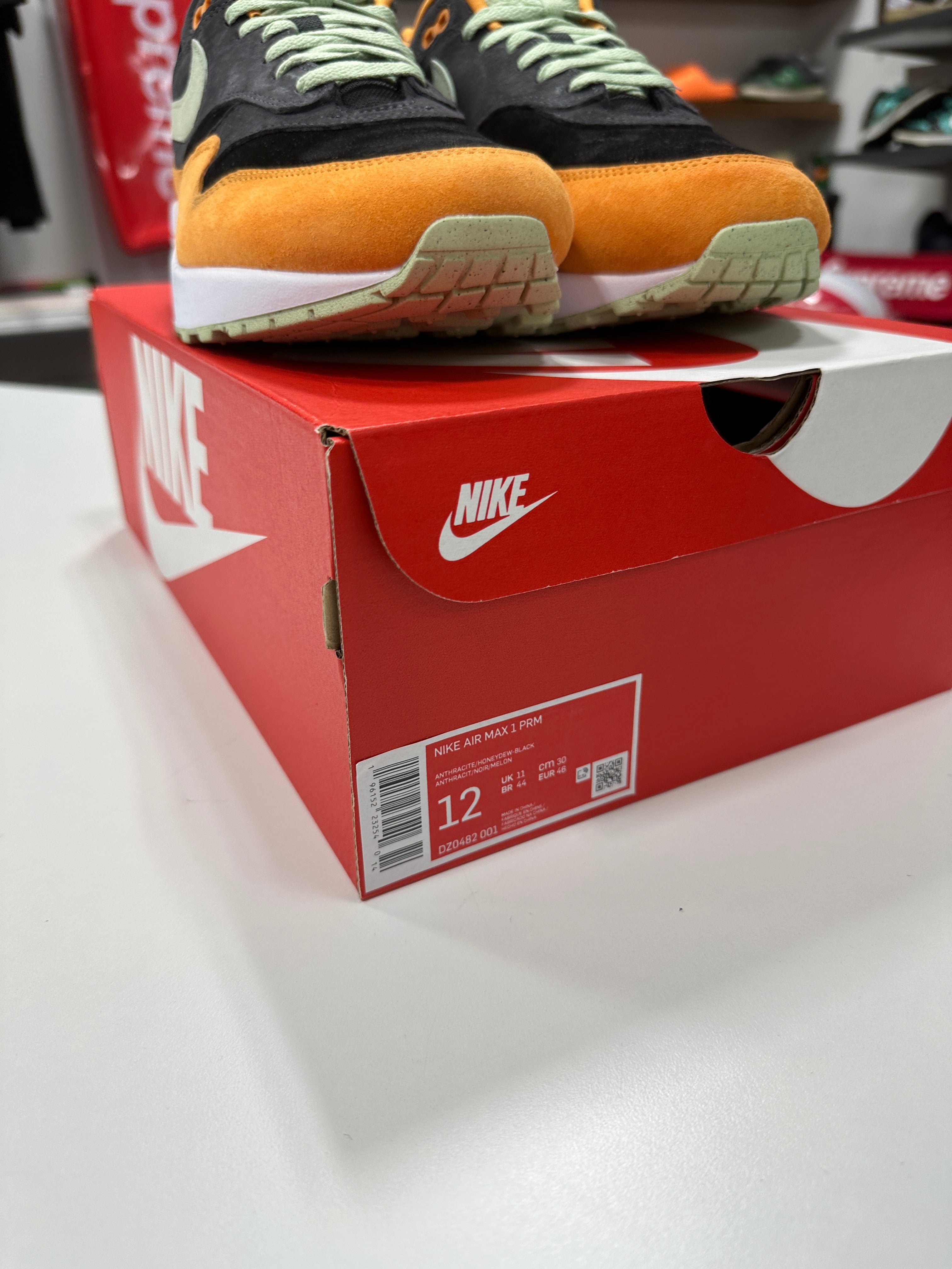 Nike Air Max 1 PRM Duck Honey Dew Sz 12