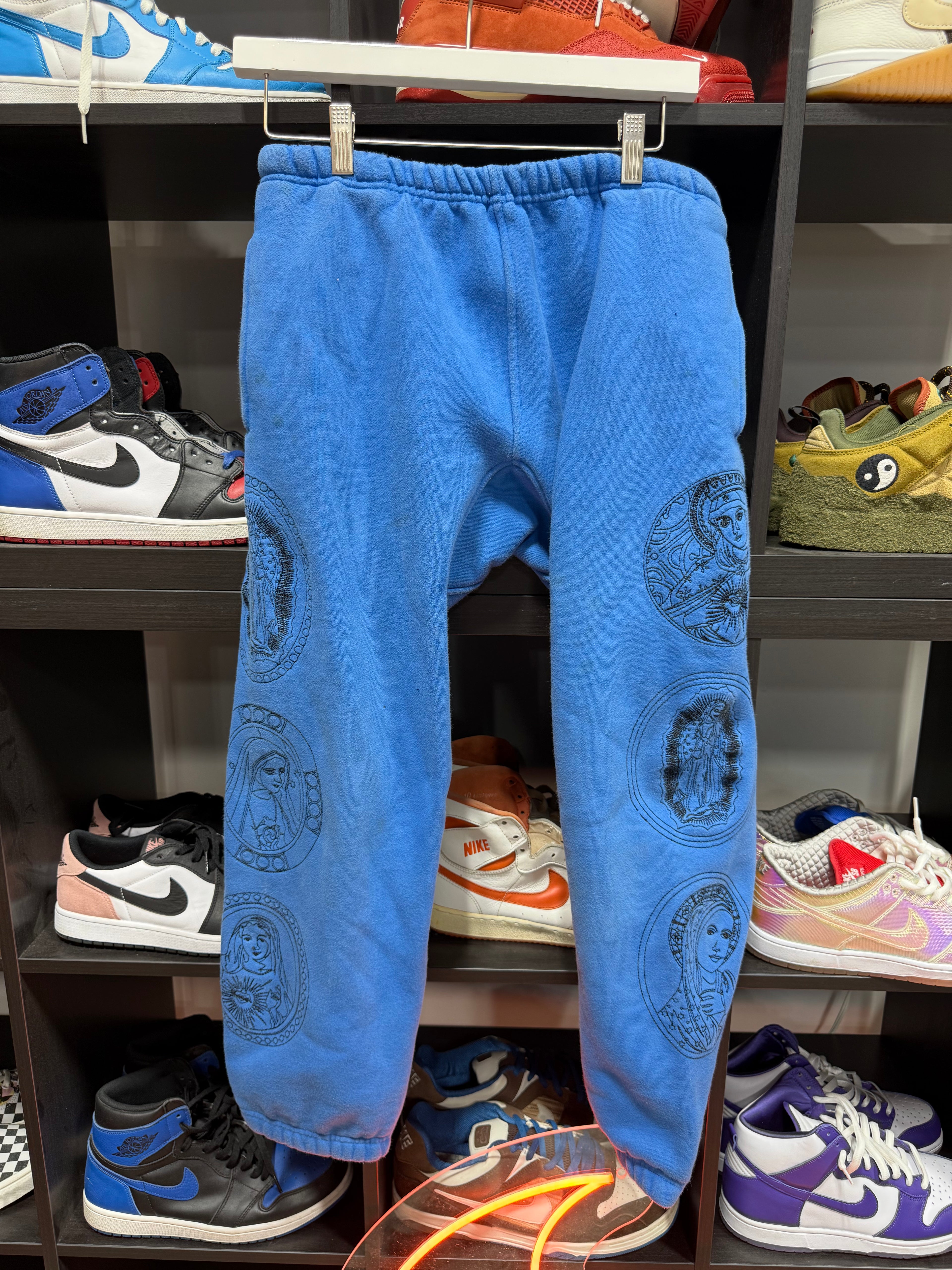 Pleasures Sweat Pants Blue Sz S