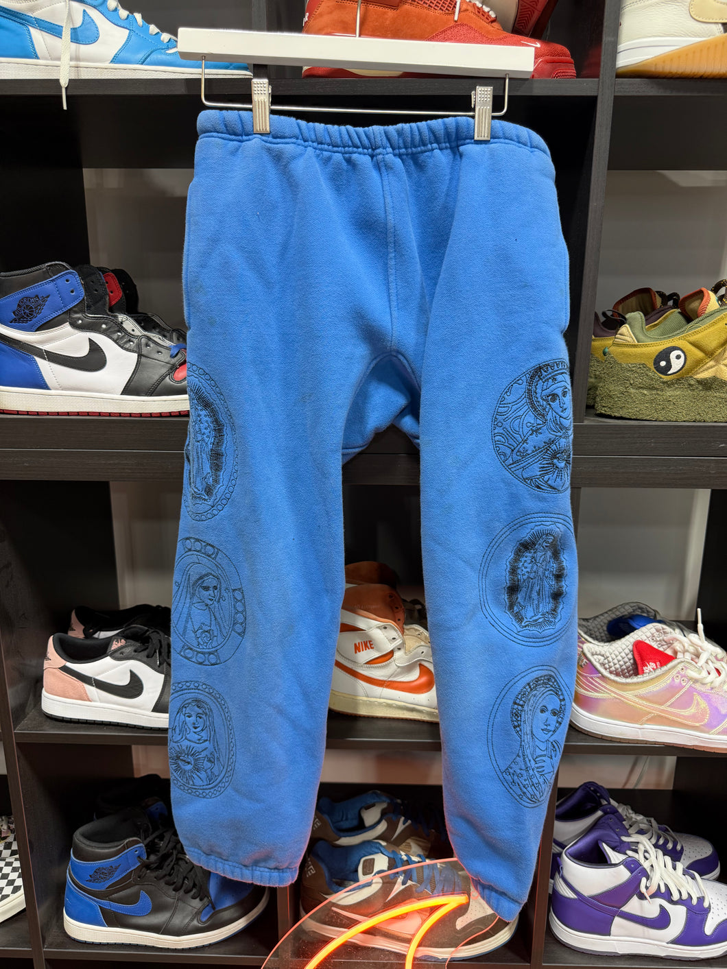 Pleasures Sweat Pants Blue Sz S