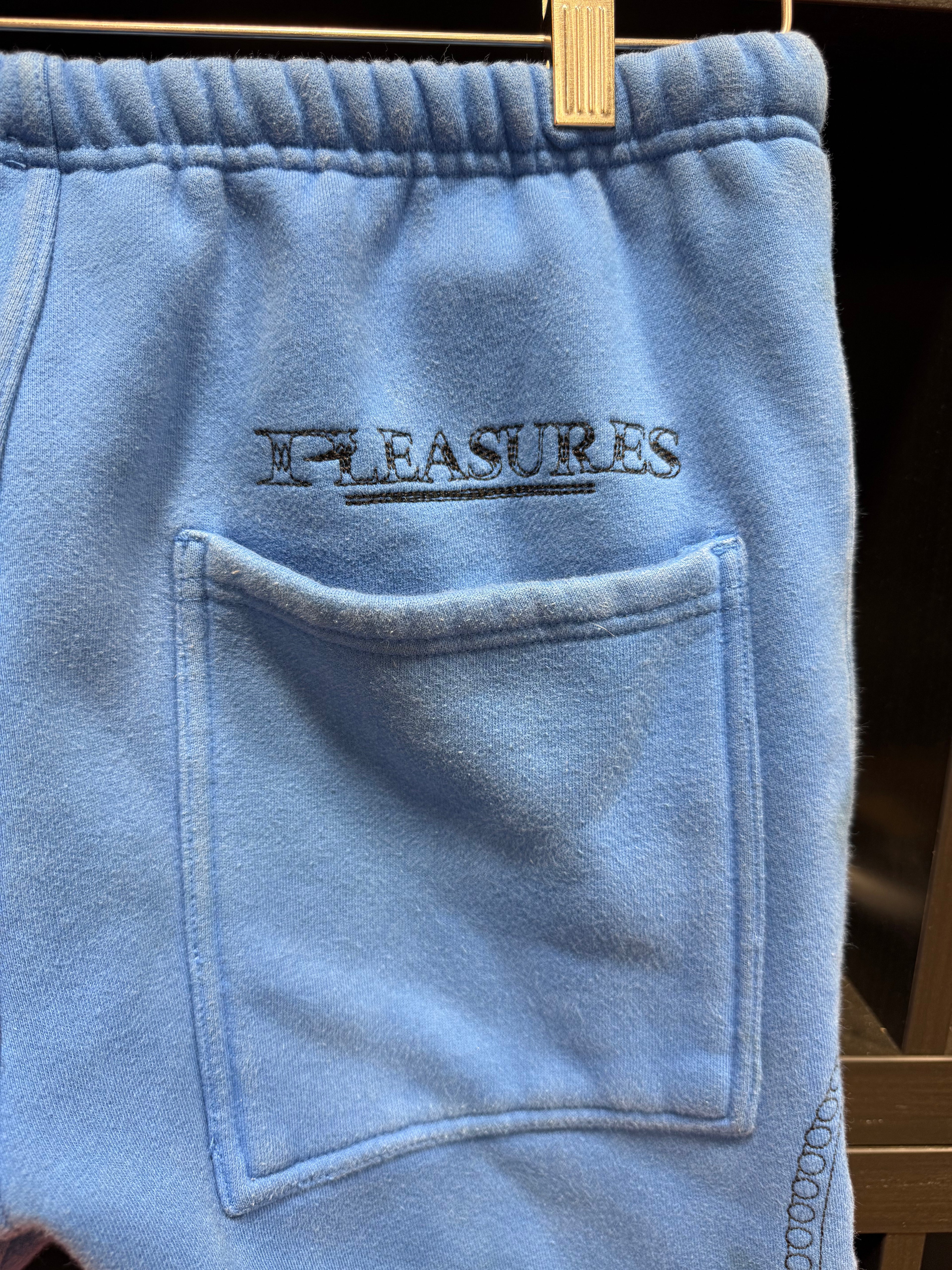 Pleasures Sweat Pants Blue Sz S