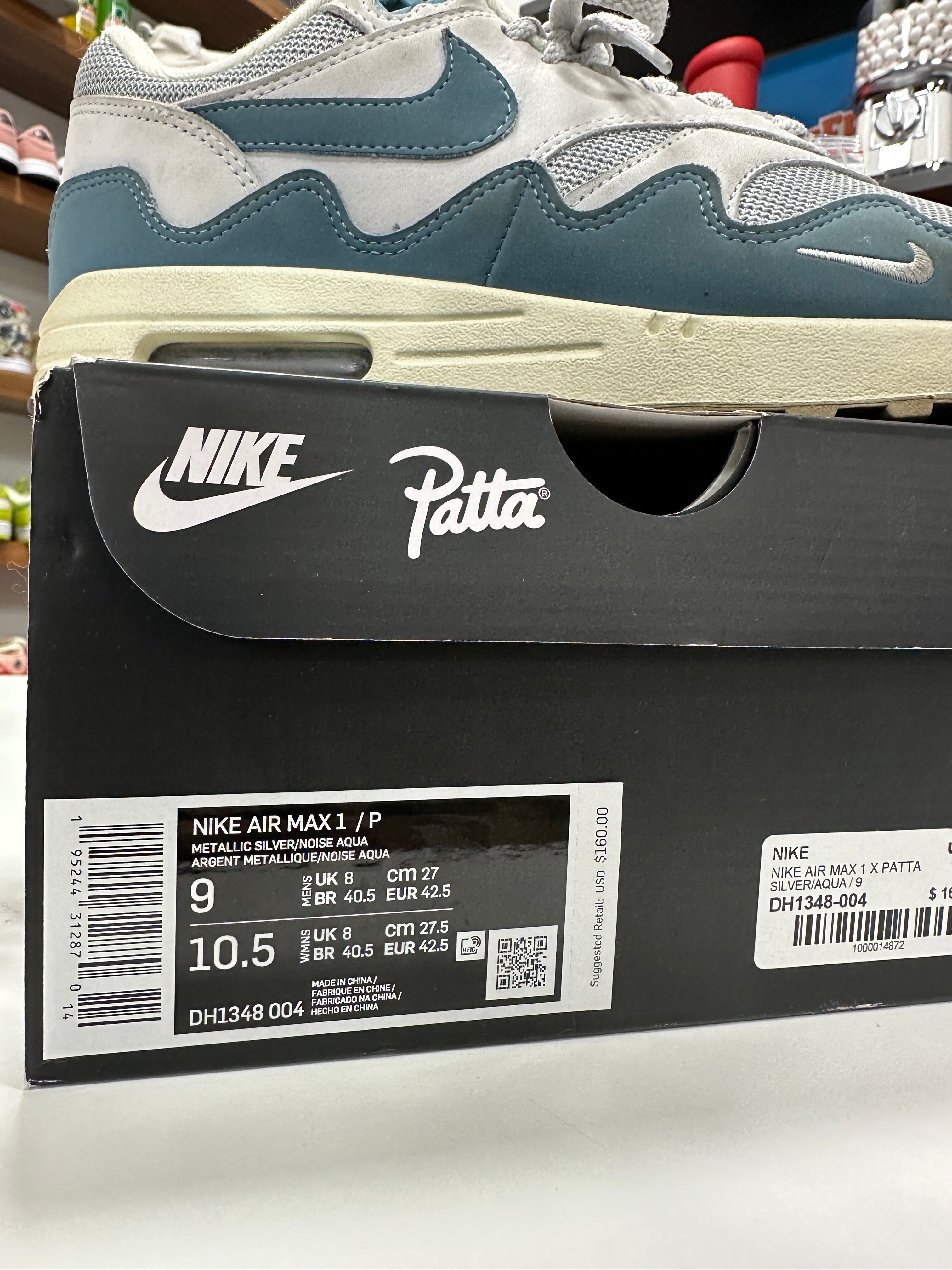 Nike Patta Air Max 1 Sz 9