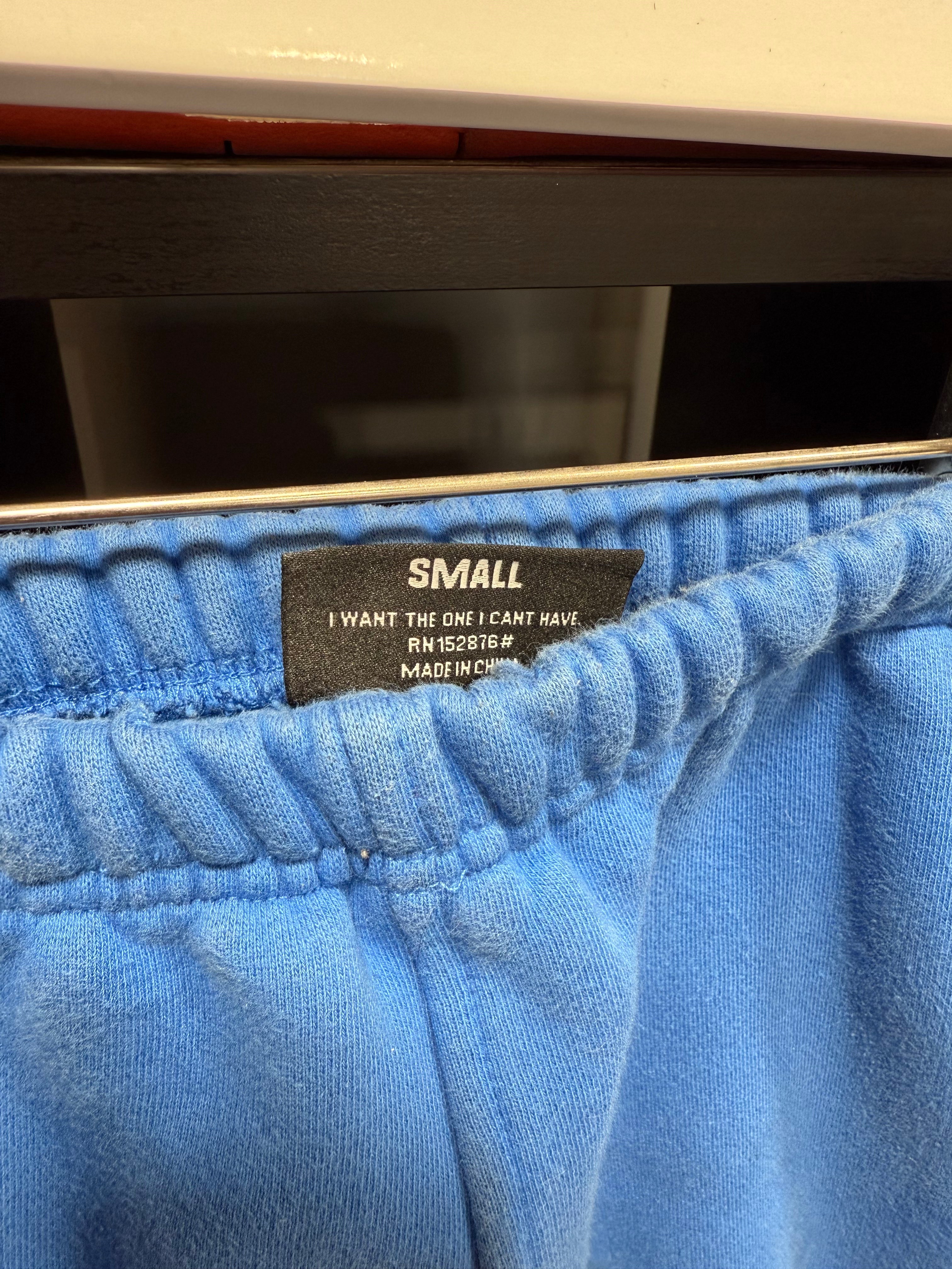 Pleasures Sweat Pants Blue Sz S