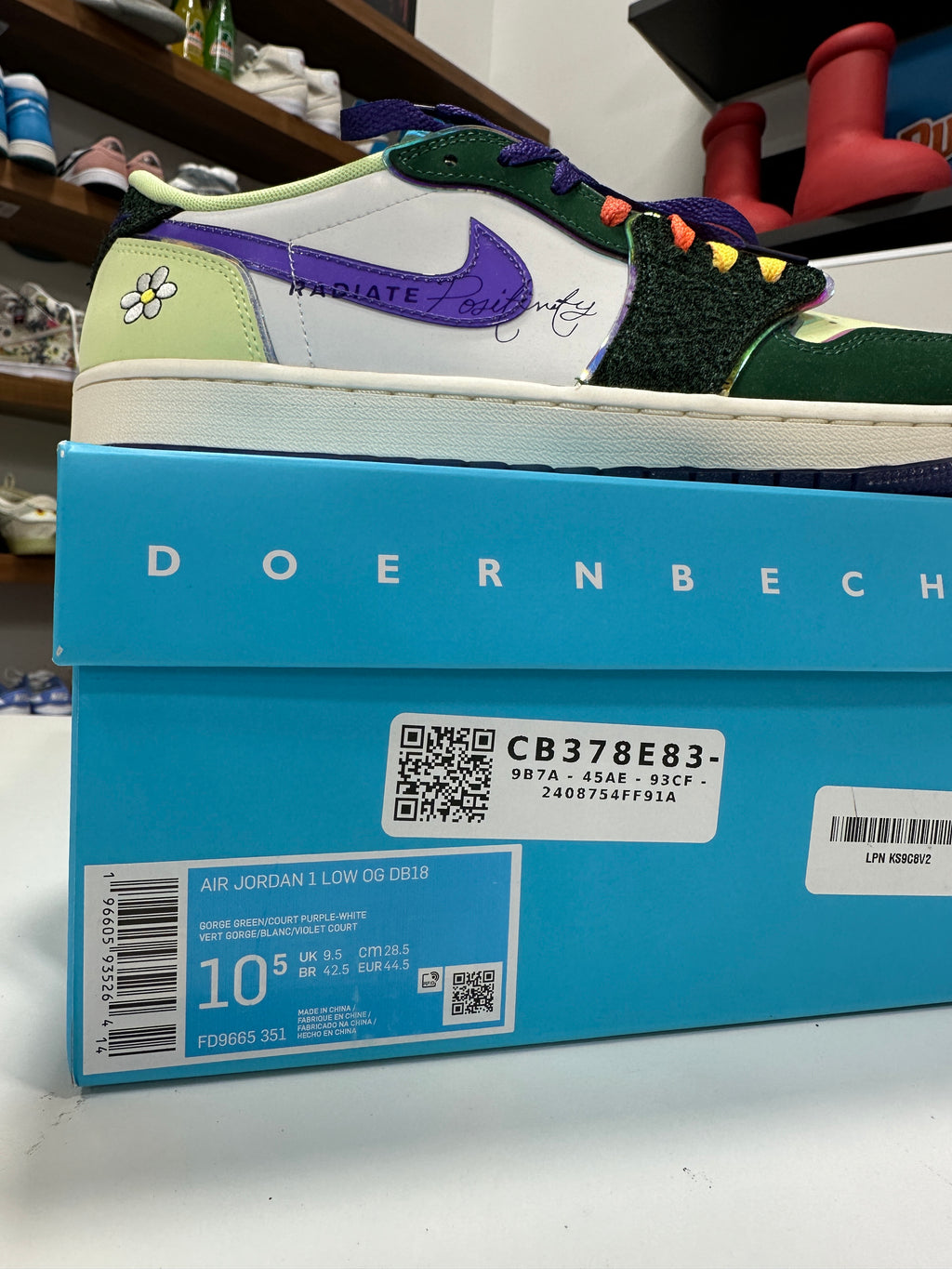 Jordan 1 Low Doernbecher Sz 10.5