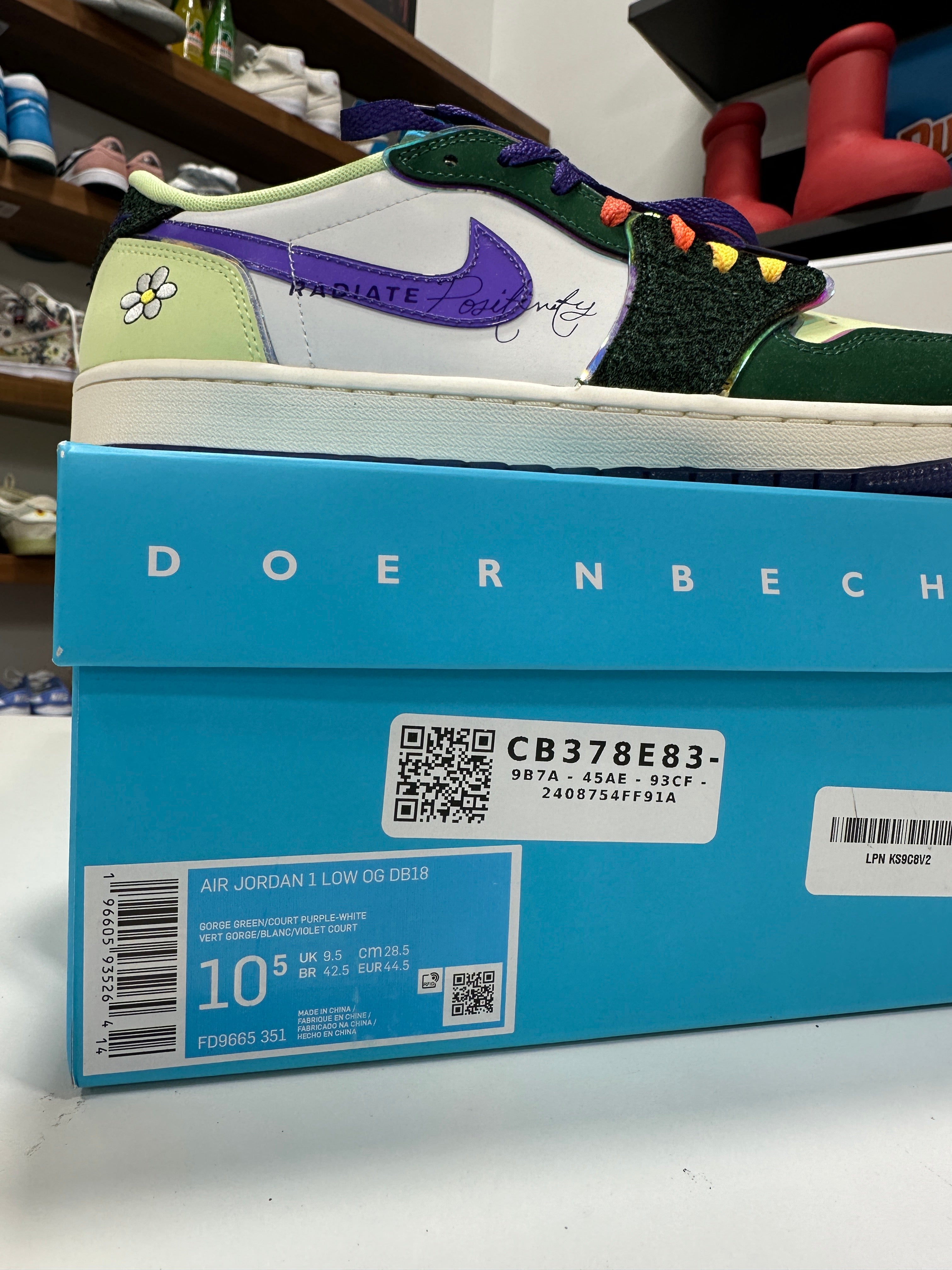 Jordan 1 Low Doernbecher Sz 10.5