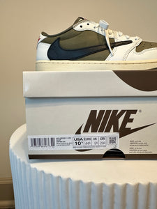Jordan 1 Retro Low OG SP Travis Scott Medium Olive Sz 10.5