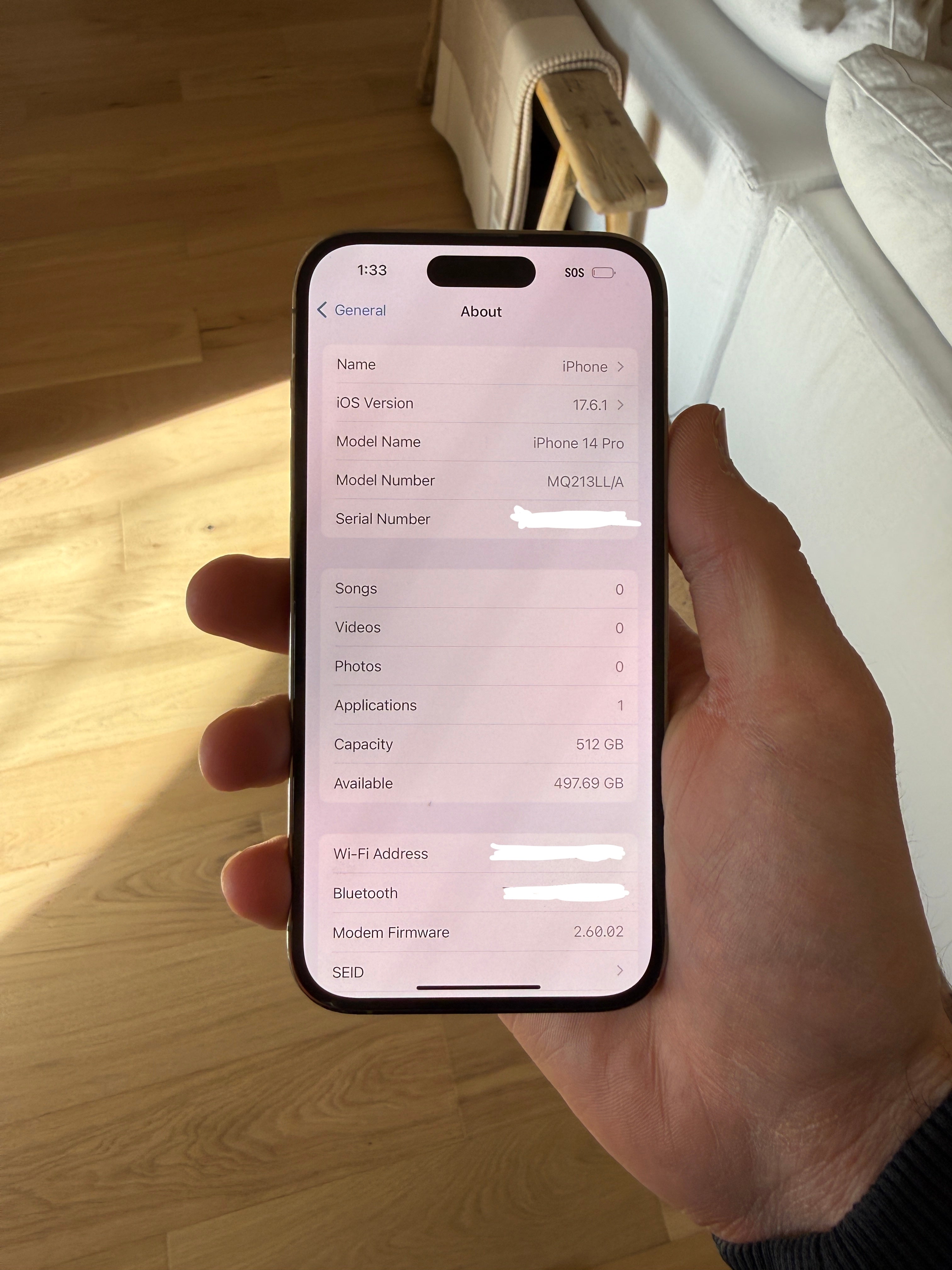 iPhone 14 Pro 512 GB Gold AT&T ONLY Carrier Locked