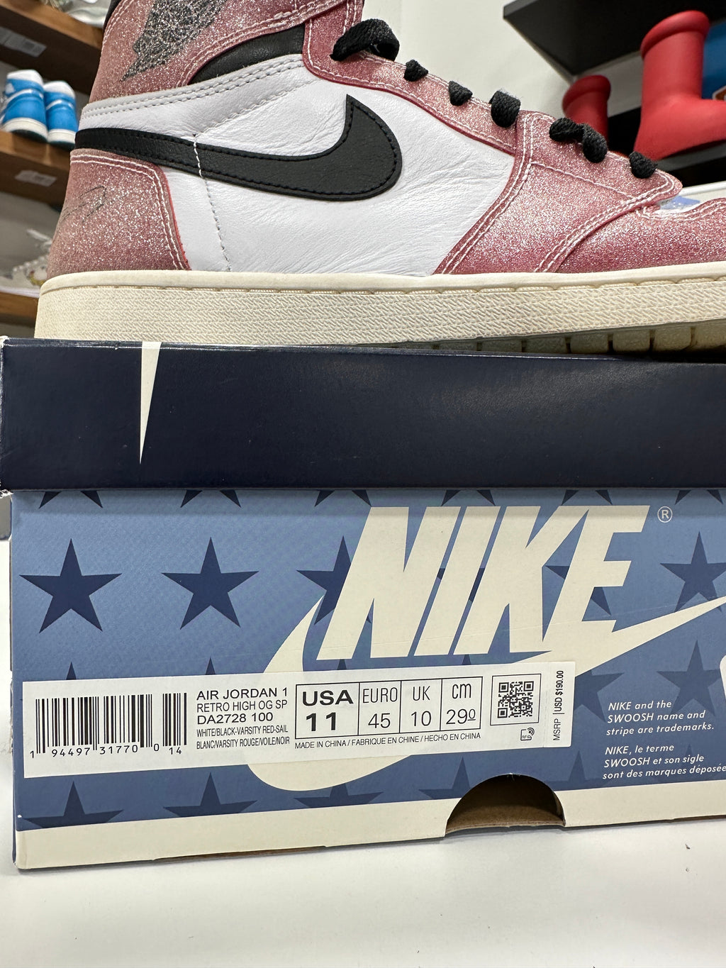 Jordan 1 High Trophy Room Sz 11