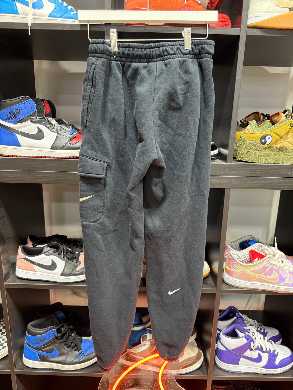 Nike Sweat Pants Black/Gold Sz S