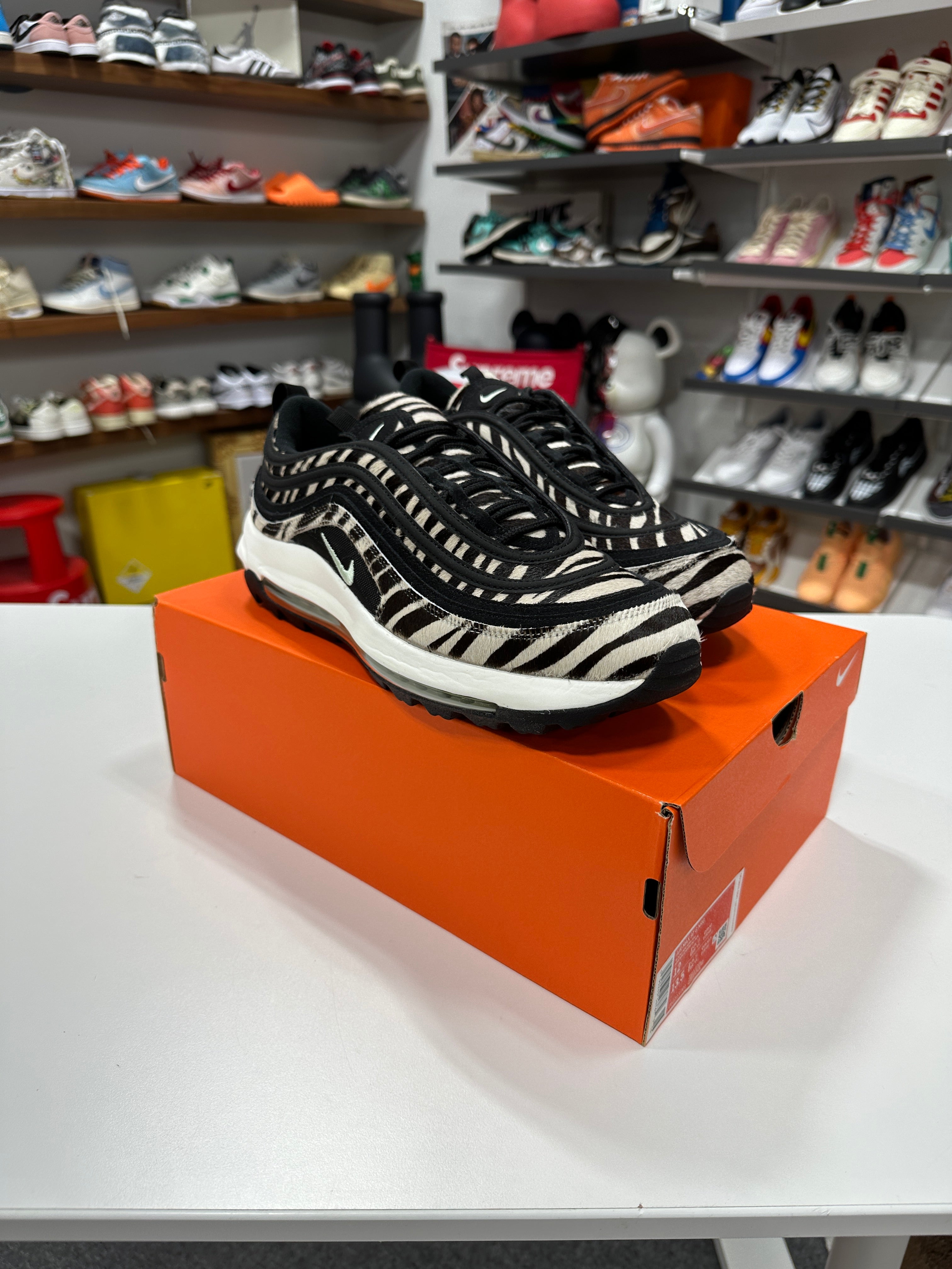 Nike Air Max 97 Golf NRG Zebra Sz 12