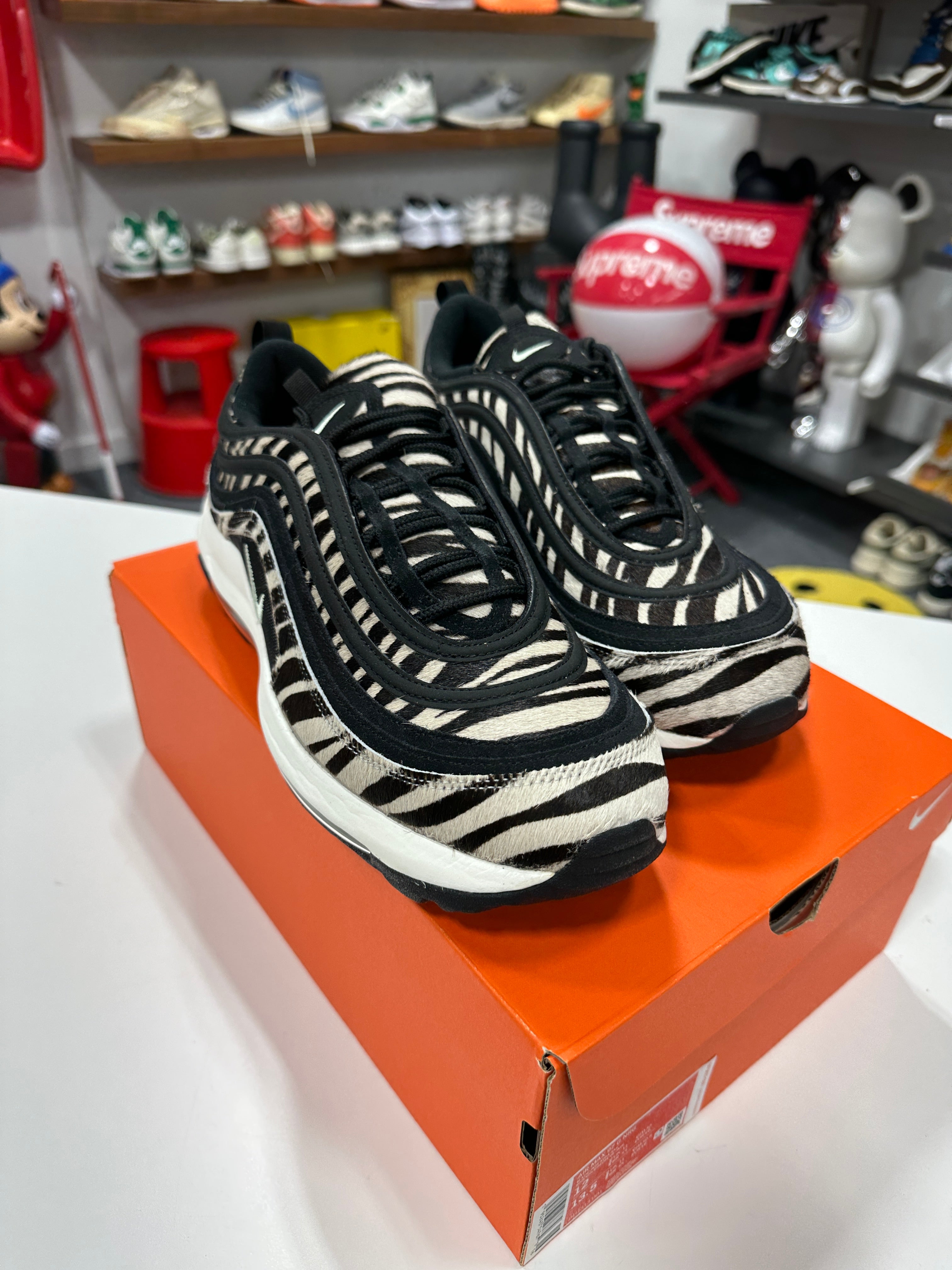 Nike Air Max 97 Golf NRG Zebra Sz 12