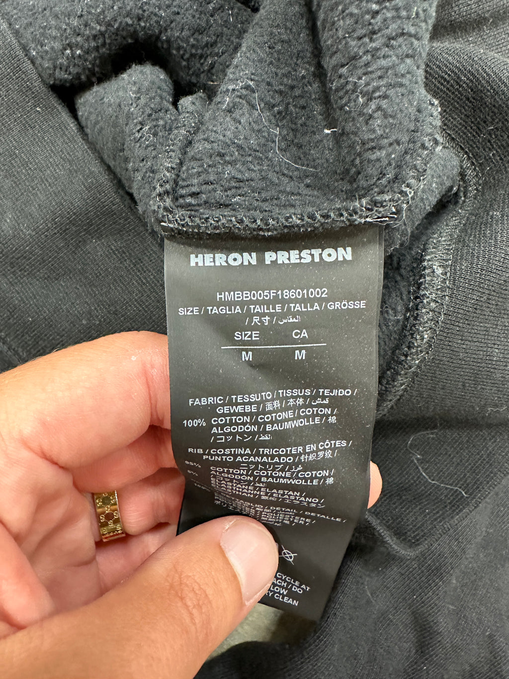 Heron Preston Hoodie Sz M