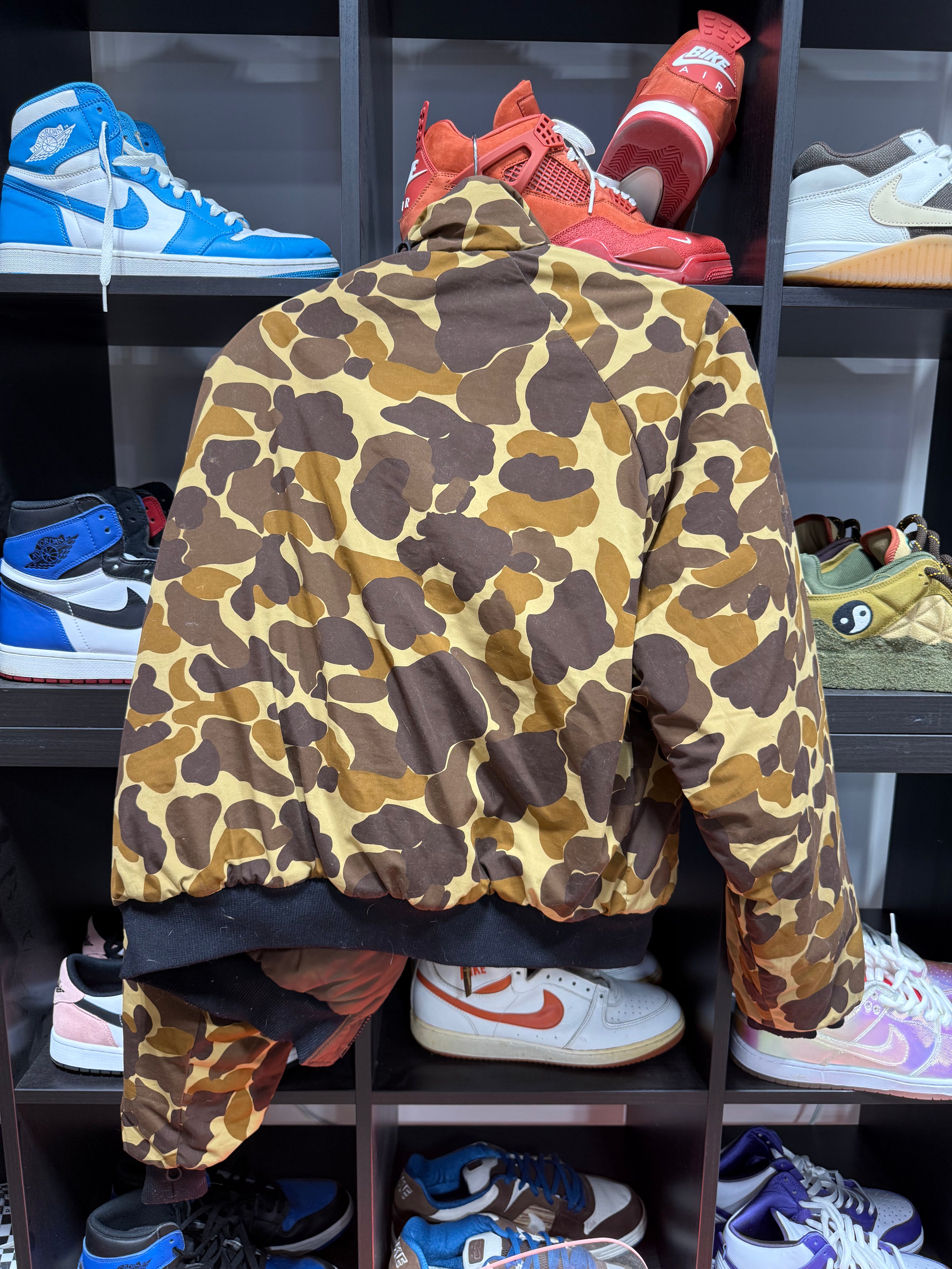 Vintage Field & Stream Reversible Camo Puffer Jacket Sz L