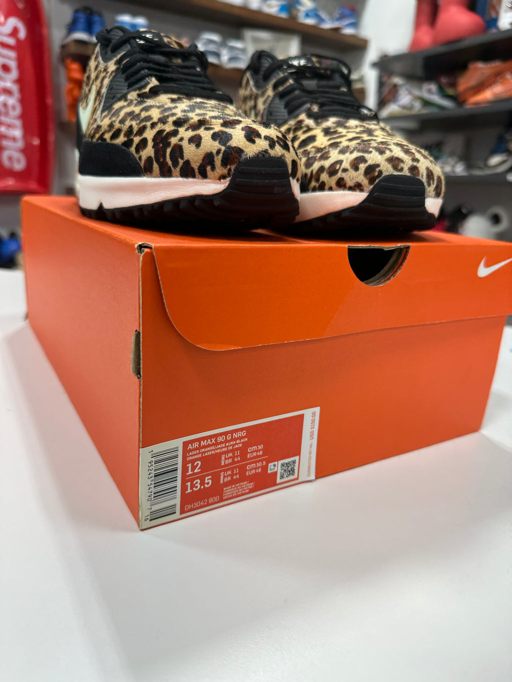 Nike Air Max 90 Golf NRG Leopard Sz 12