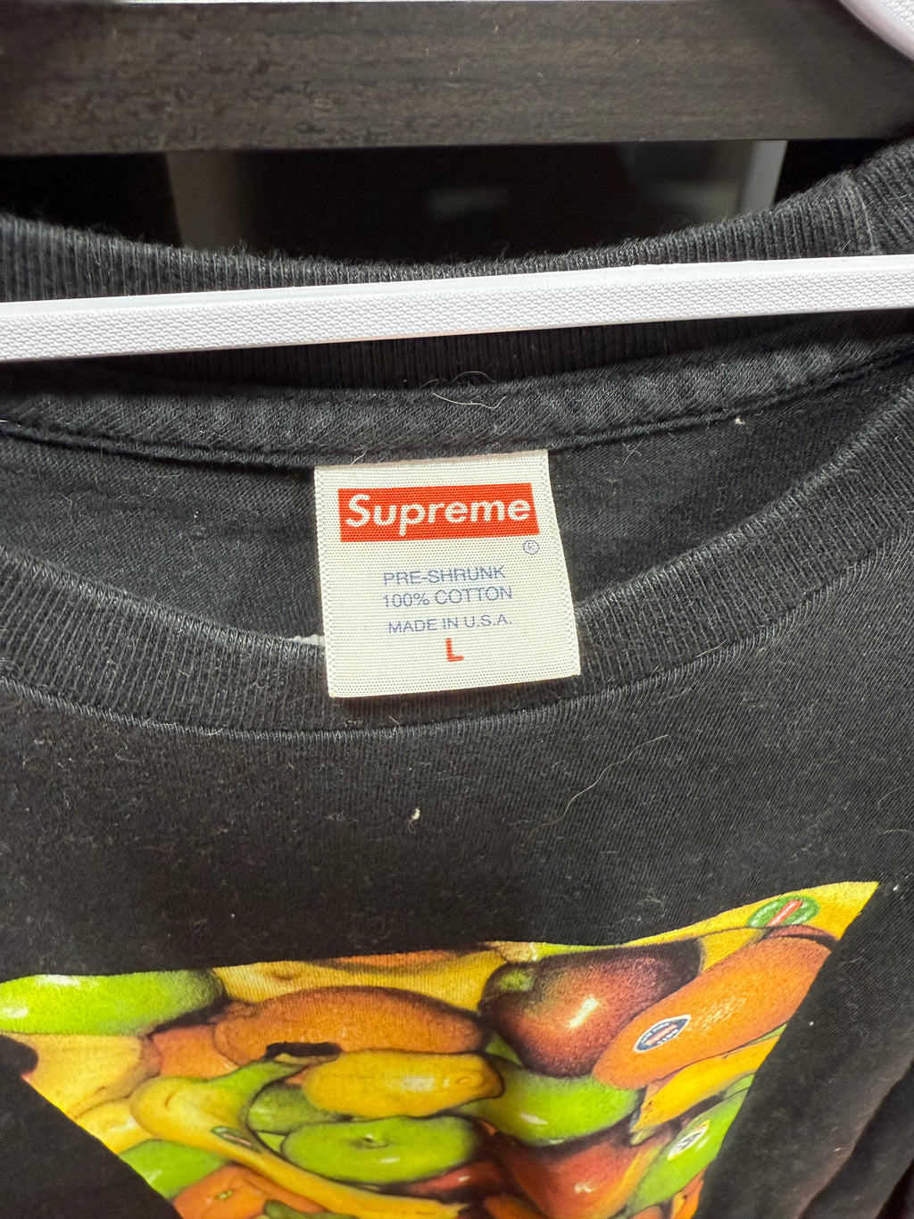 Supreme Fruit T-Shirt Black Sz L